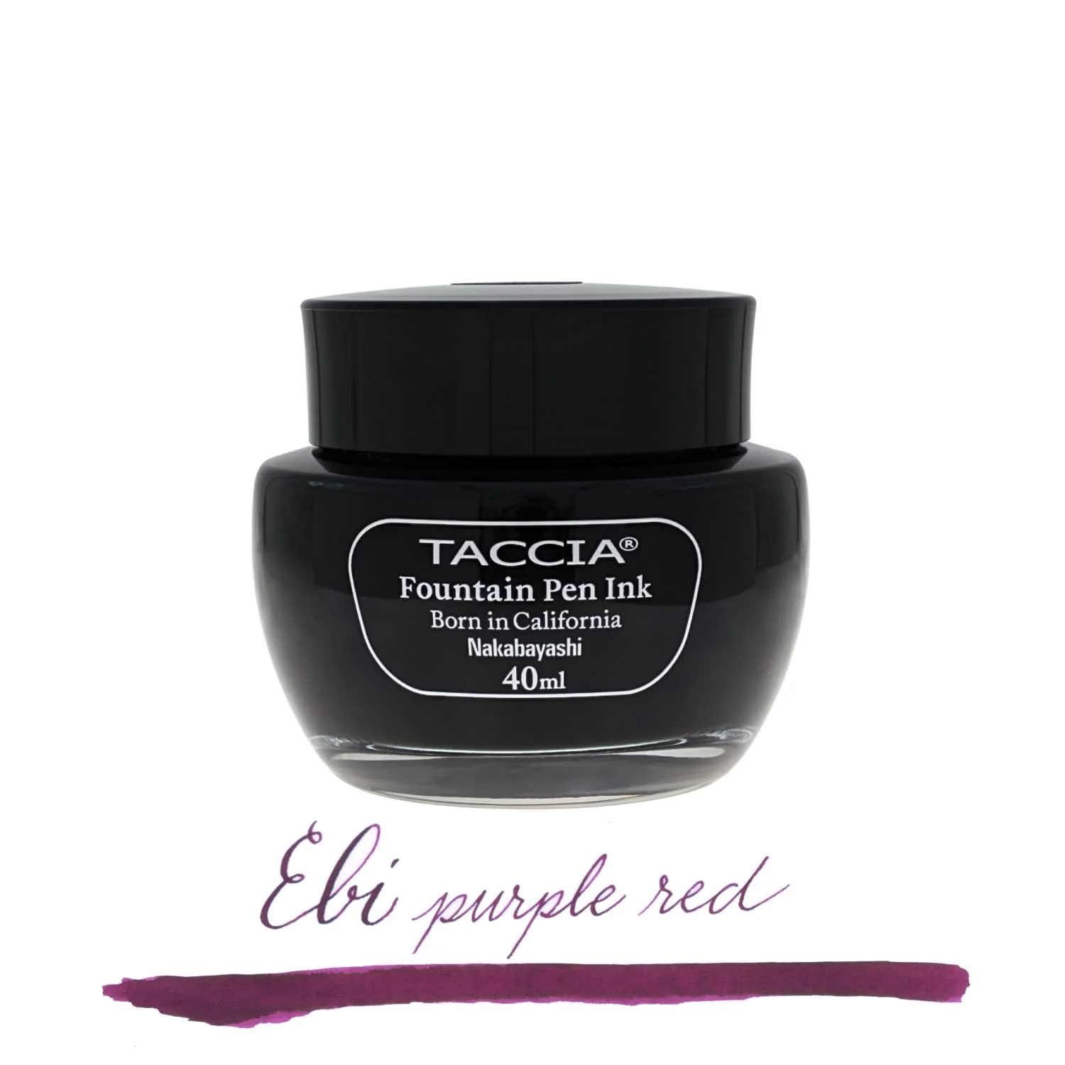 Taccia Bottled Ink in Ebi Purple Red - 40 mL