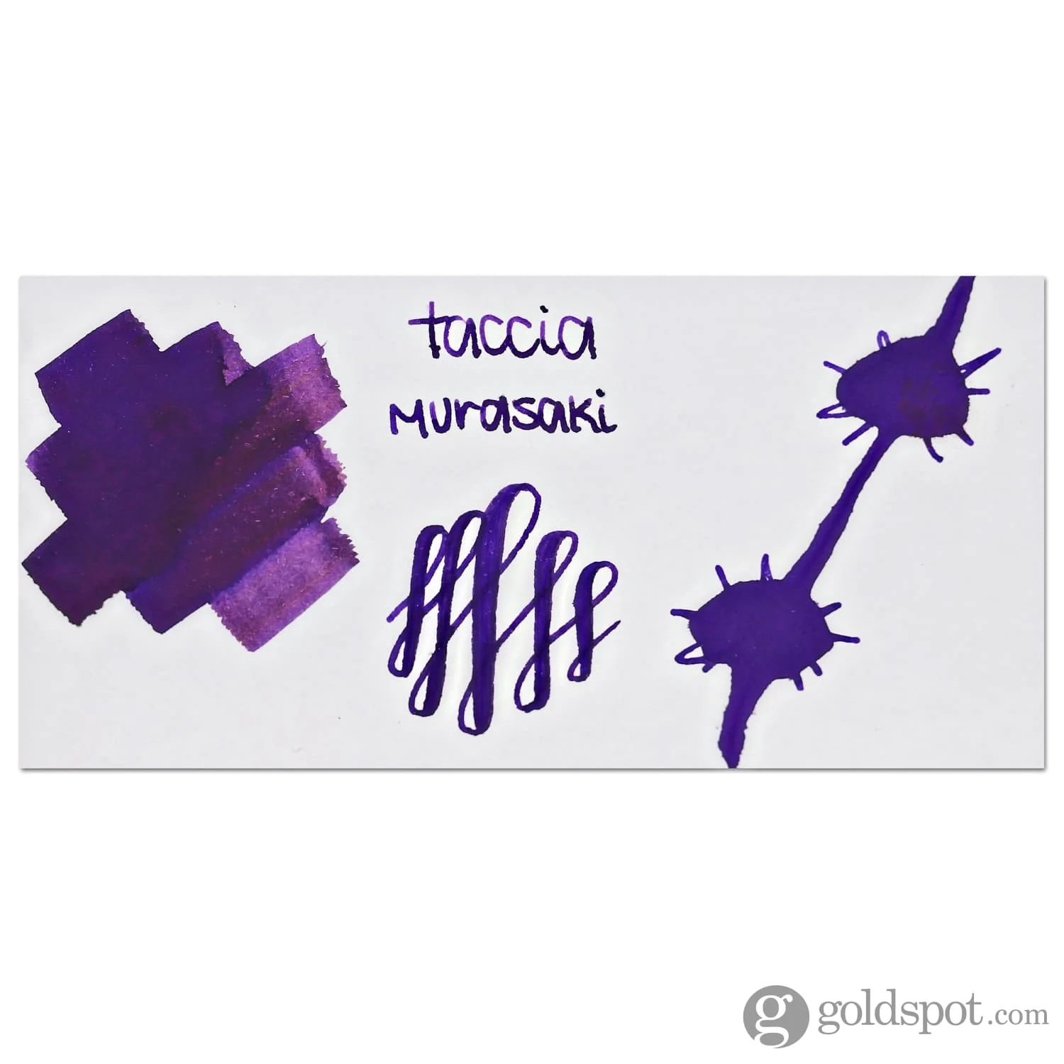 Taccia Bottled Ink in Murasaki Purple - 40 mL - Image 2