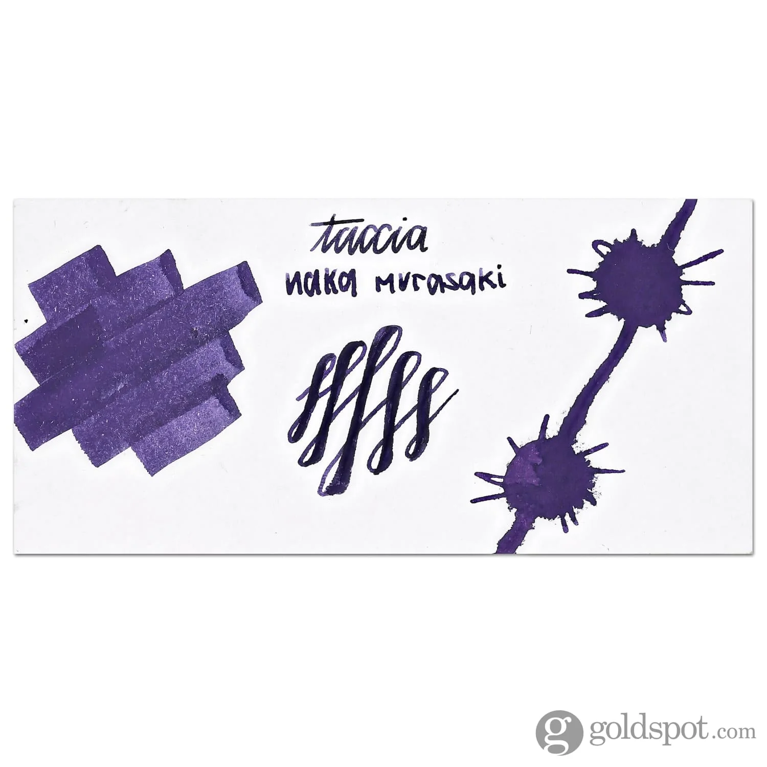 Taccia Ukiyo-e Fountain Pen Ink II in Hiroshige-Nakamurasaki (Red Purple) - 40mL - Image 2