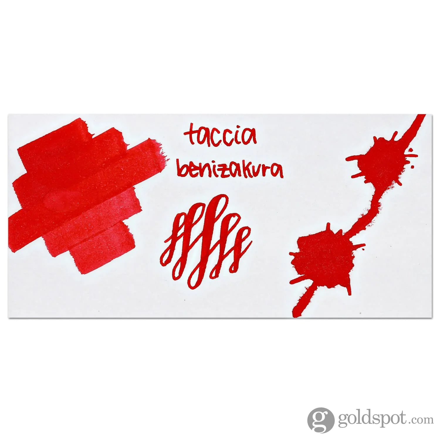 Taccia Ukiyo-e Fountain Pen Ink II in Utamaro-Benizakura (Crimson Cherry Blossom) - 40mL - Image 2