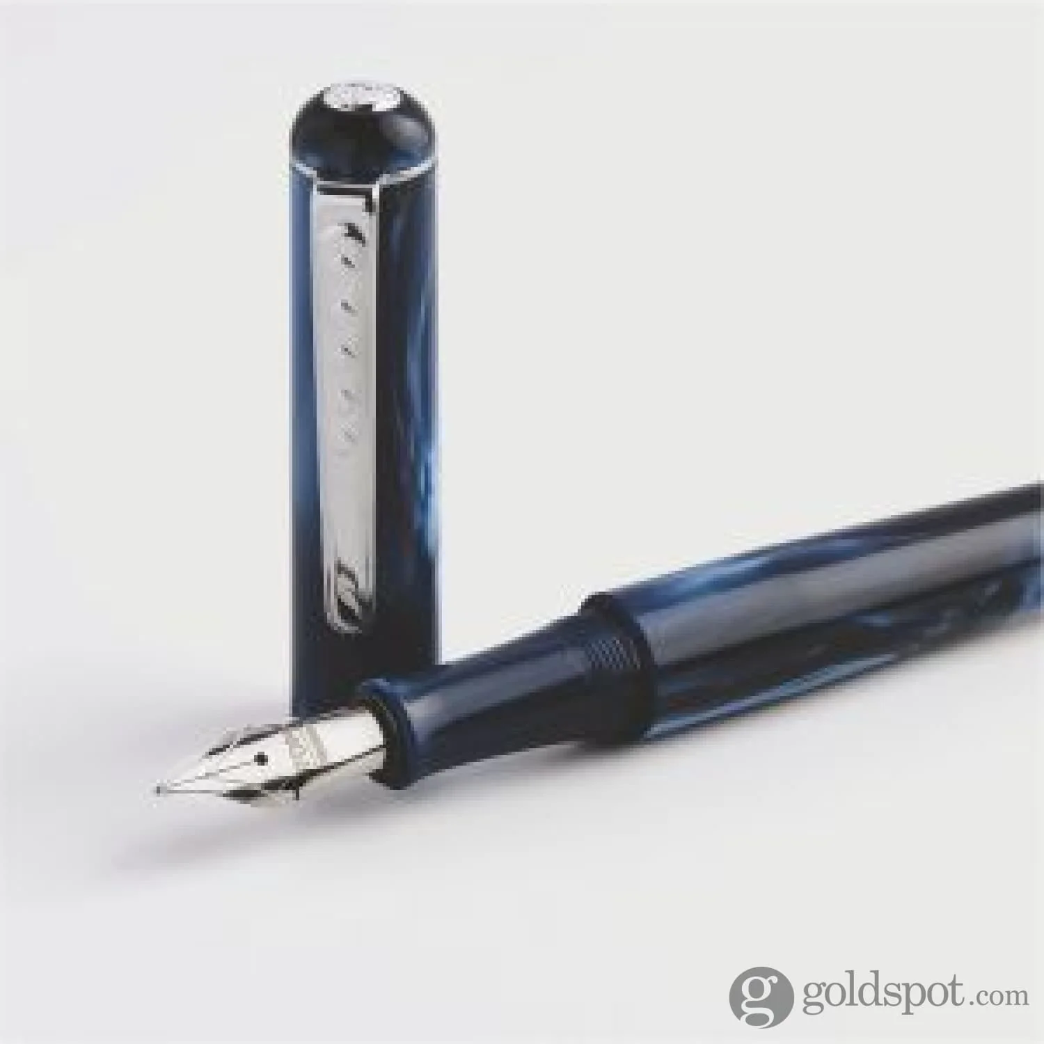 Tom Hessin Charles Fountain Pen in Signature Blue - Image 3