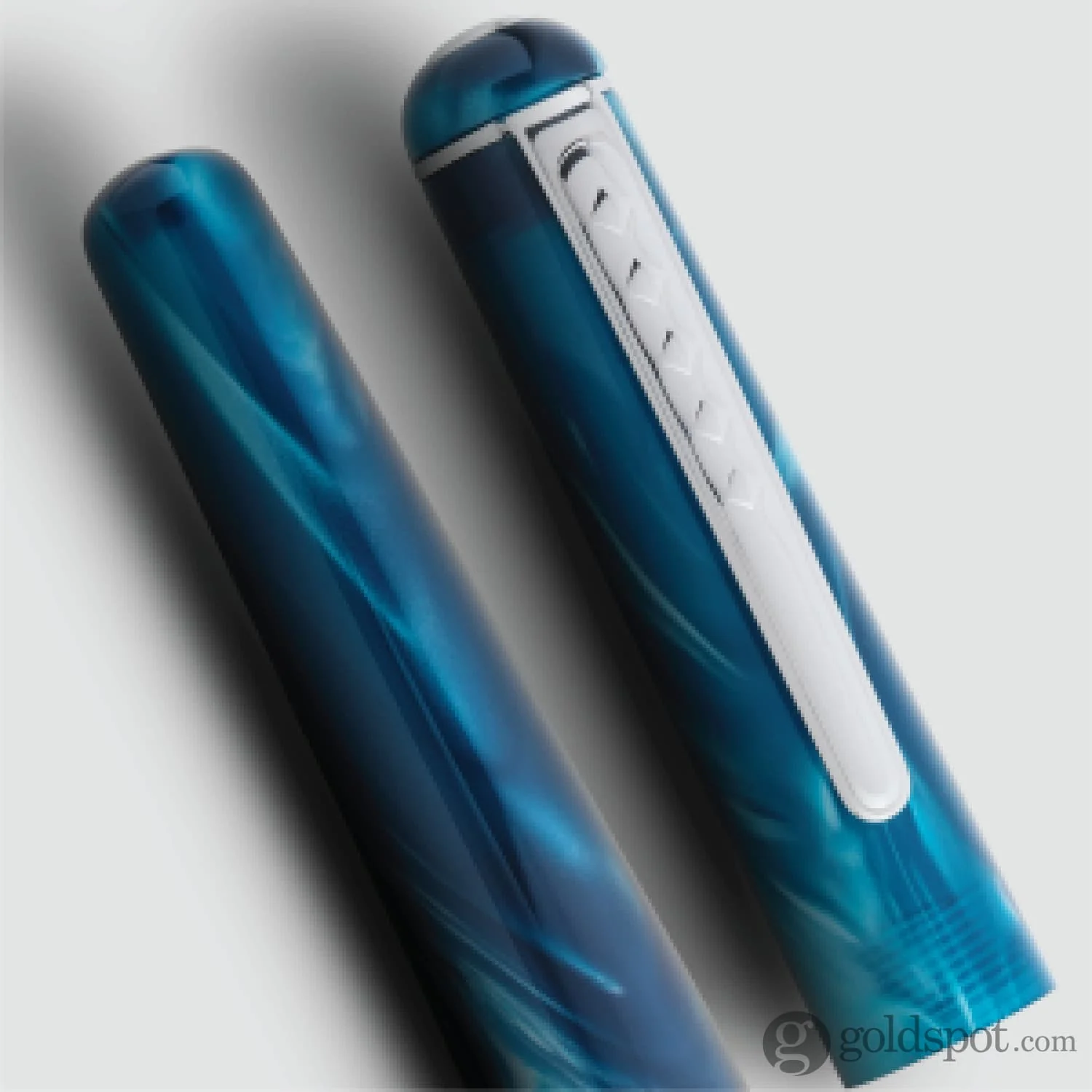 Tom Hessin Charles Fountain Pen in Thames Blue - Image 2