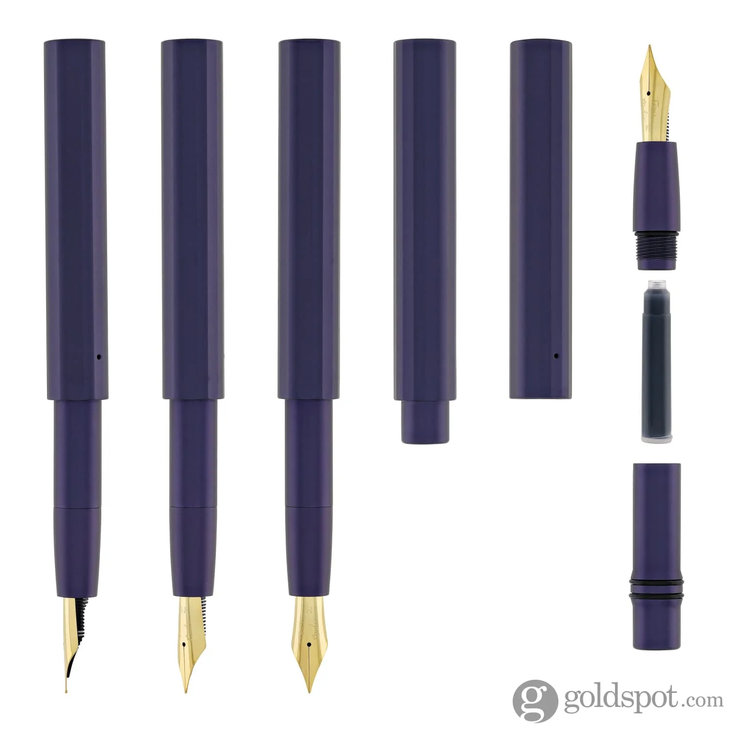 Tom's Studio Pocket Fountain Pen V2 in Iris - Image 6