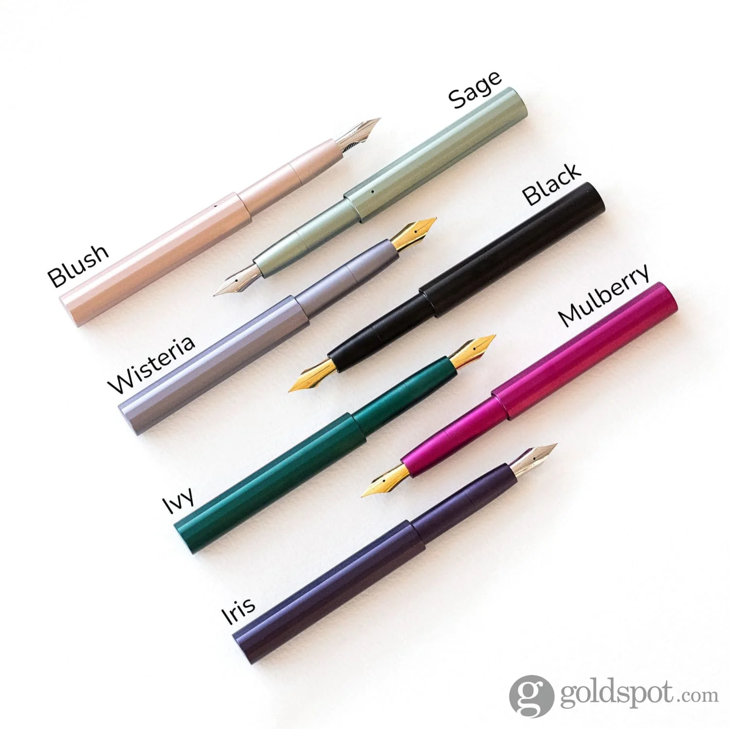 Tom's Studio Pocket Fountain Pen V2 in Mulberry - Image 3