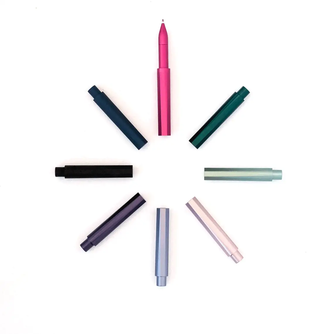 Tom's Studio Wren Refillable Writing Pen in Raspberry - Image 5