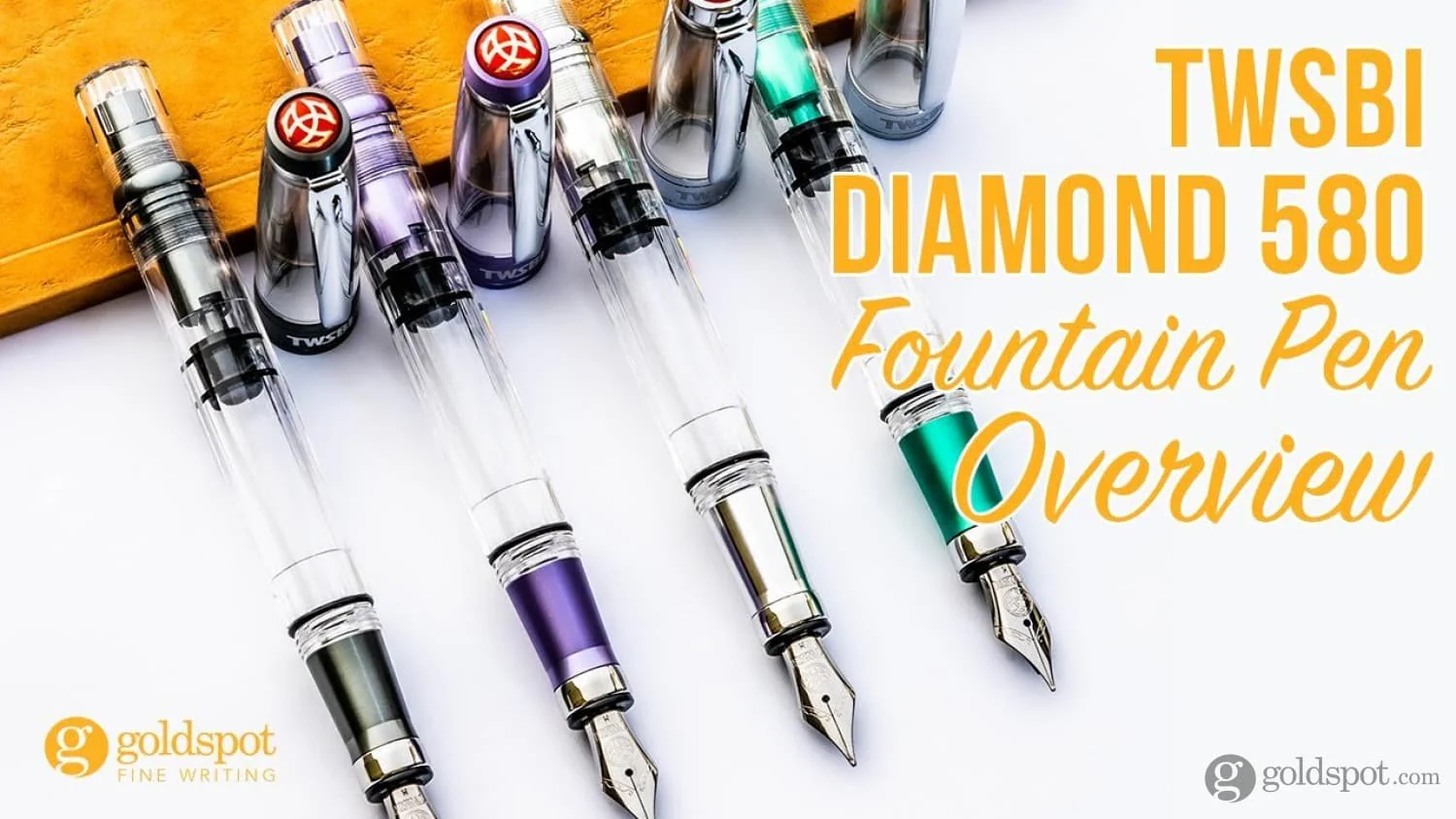 TWSBI Diamond 580 Fountain Pen in Clear Demonstrator - Image 10