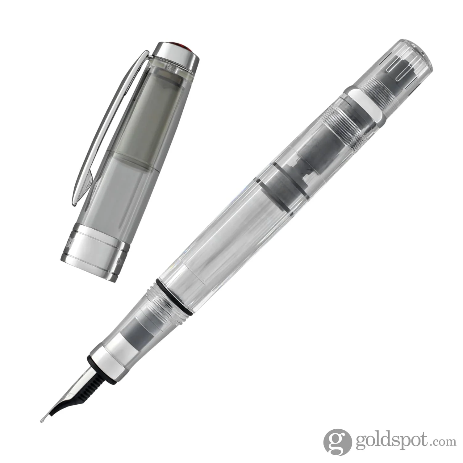 TWSBI Diamond 580 Fountain Pen in Clear Demonstrator - Image 3
