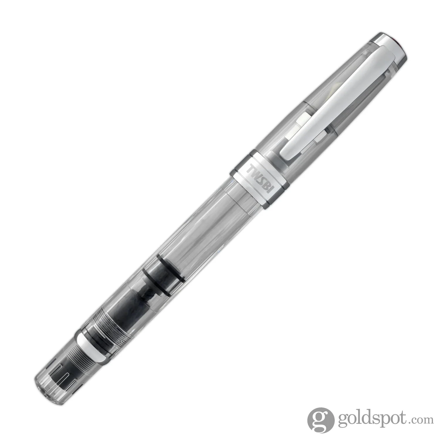 TWSBI Diamond 580 Fountain Pen in Clear Demonstrator - Image 4