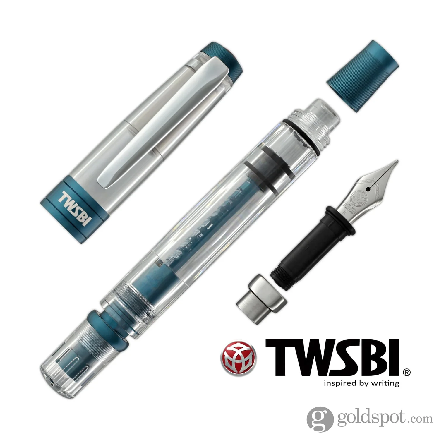 TWSBI Diamond 580ALR Fountain Pen in Prussian Blue Special Edition - Image 7