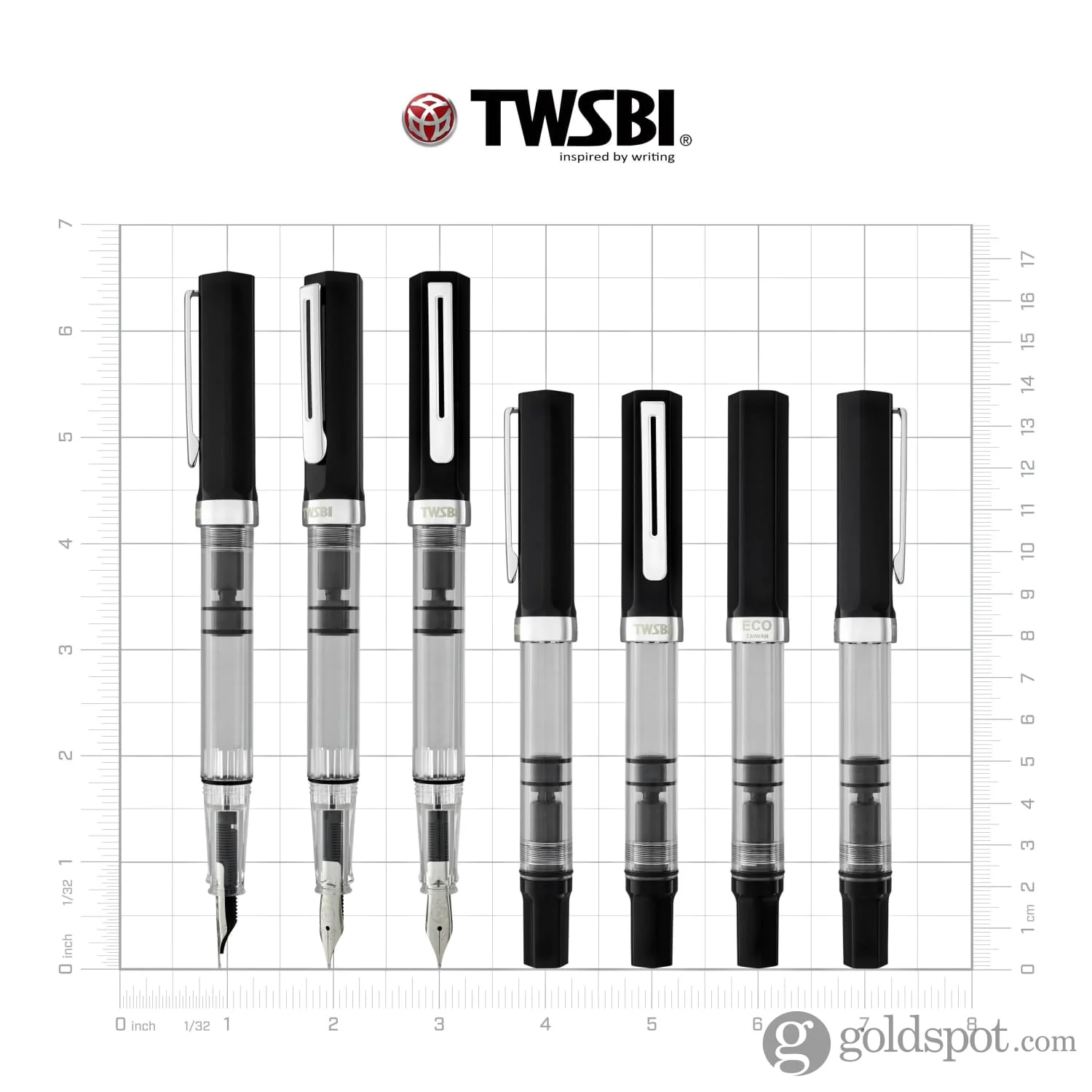 TWSBI Eco Fountain Pen in Black - Image 8