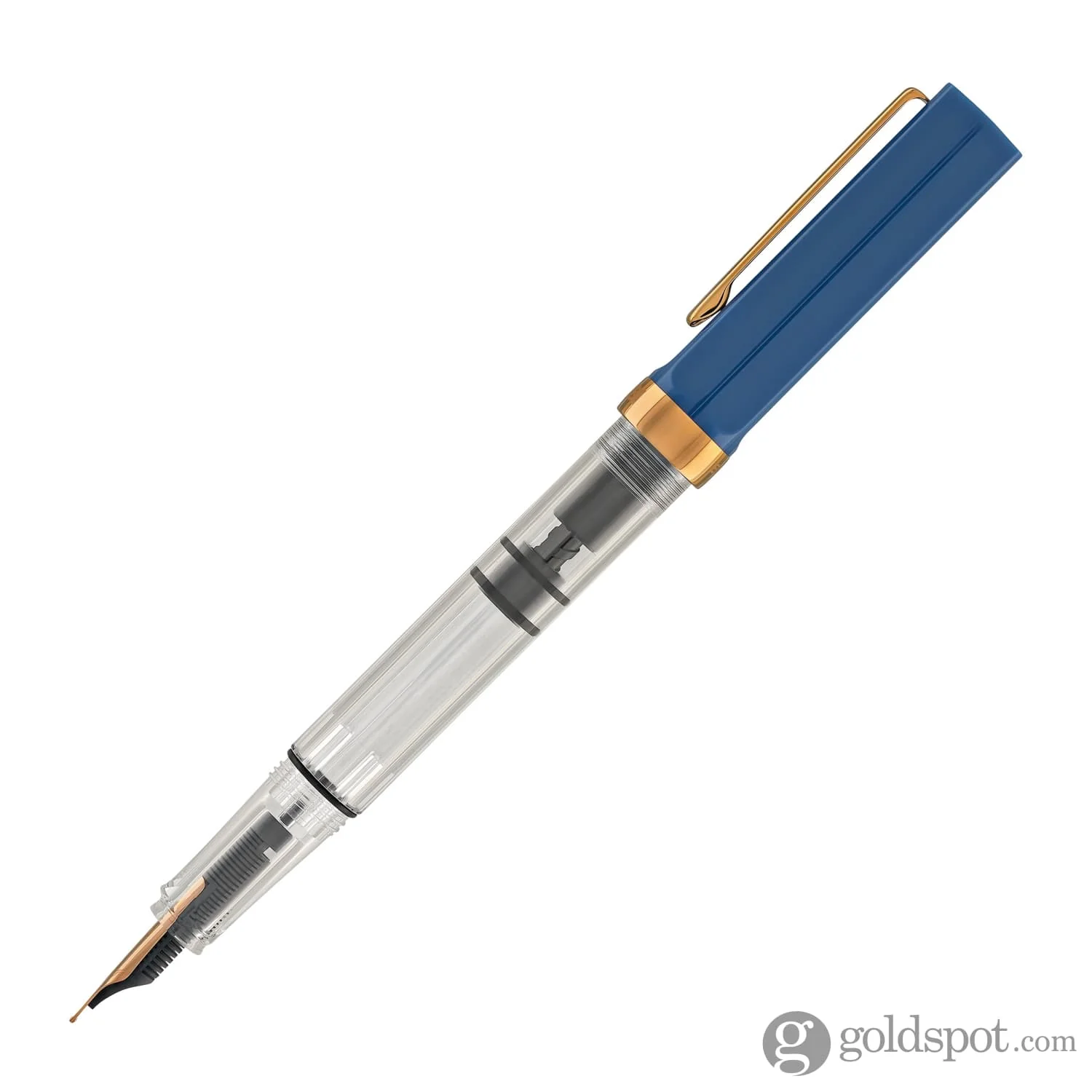 TWSBI Eco Fountain Pen in Indigo Blue with Bronze Trim - Image 3