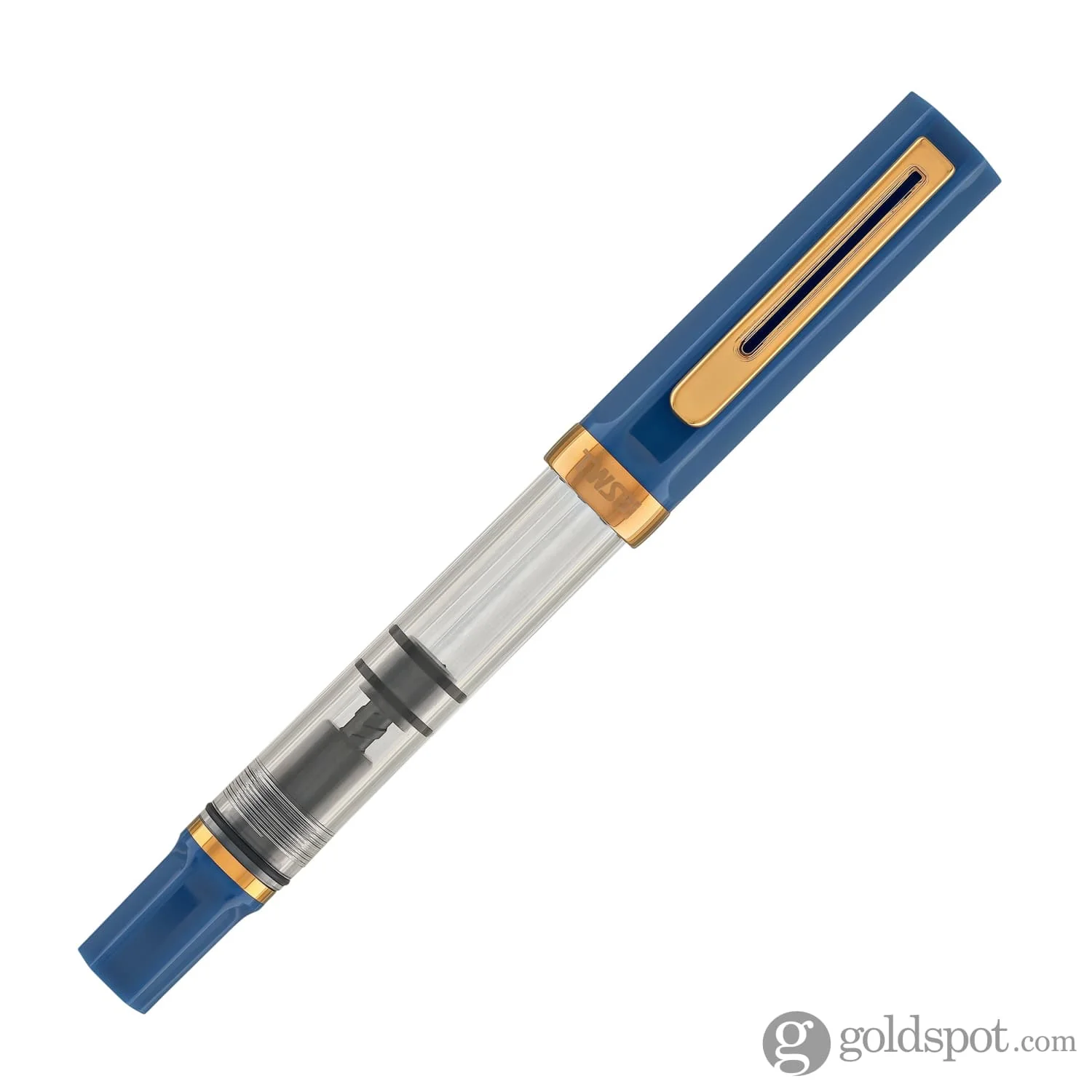 TWSBI Eco Fountain Pen in Indigo Blue with Bronze Trim - Image 4