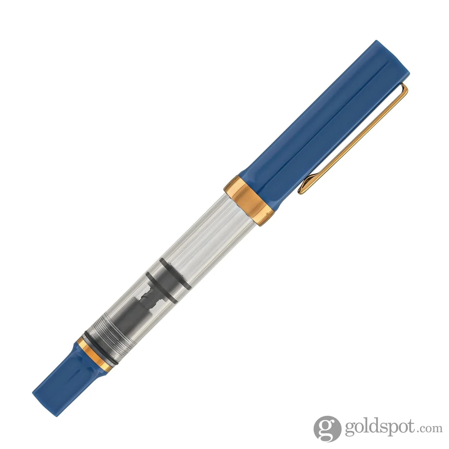 TWSBI Eco Fountain Pen in Indigo Blue with Bronze Trim - Image 6