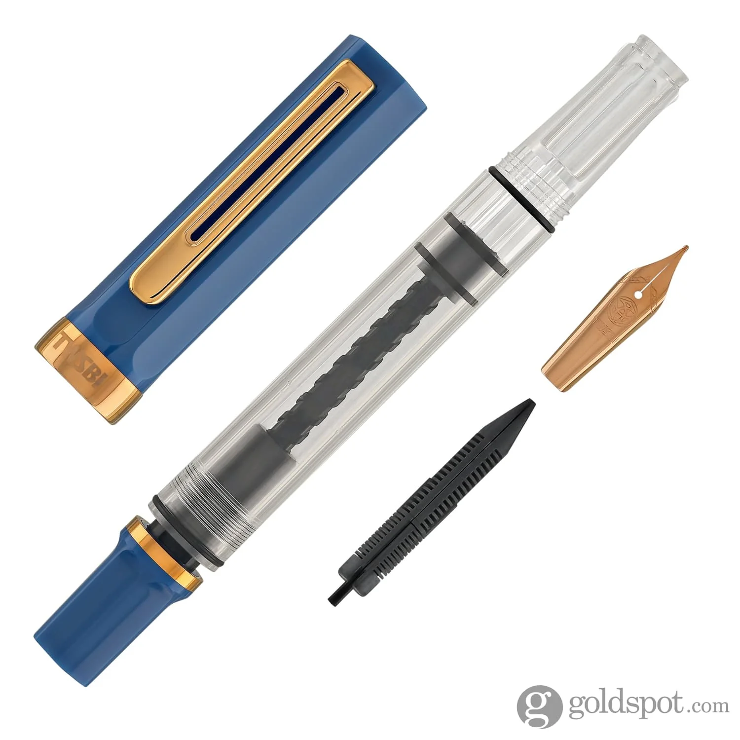 TWSBI Eco Fountain Pen in Indigo Blue with Bronze Trim - Image 7