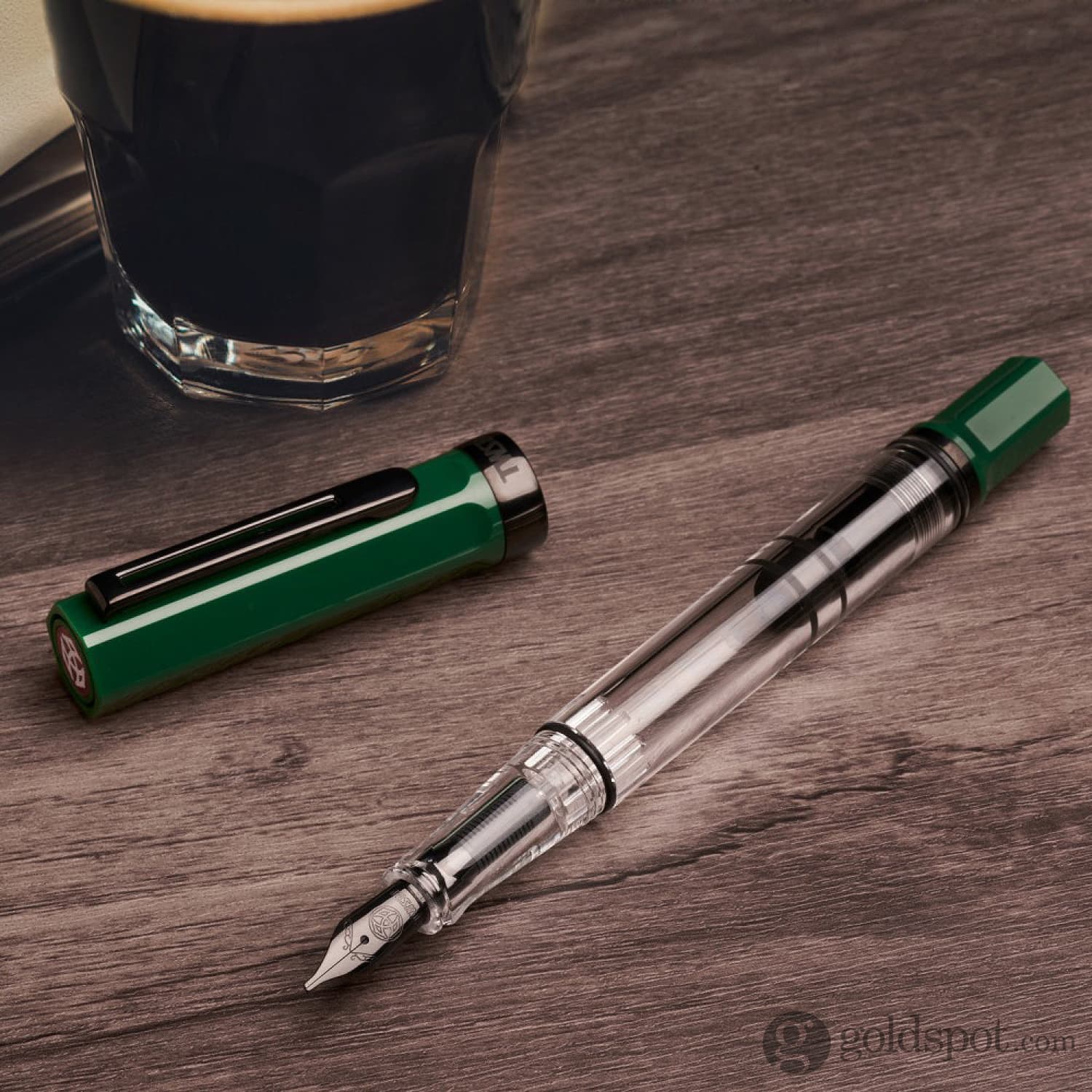 TWSBI Eco Fountain Pen in Irish Green with Onyx - Image 10