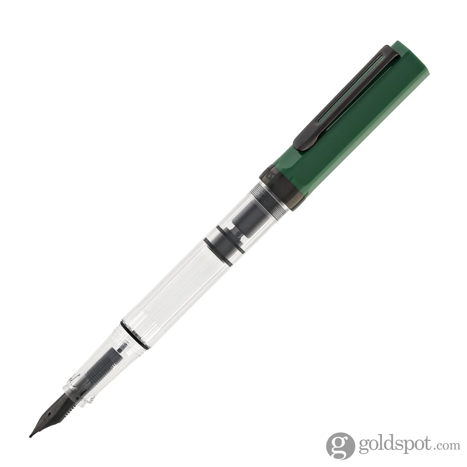 TWSBI Eco Fountain Pen in Irish Green with Onyx - Image 2