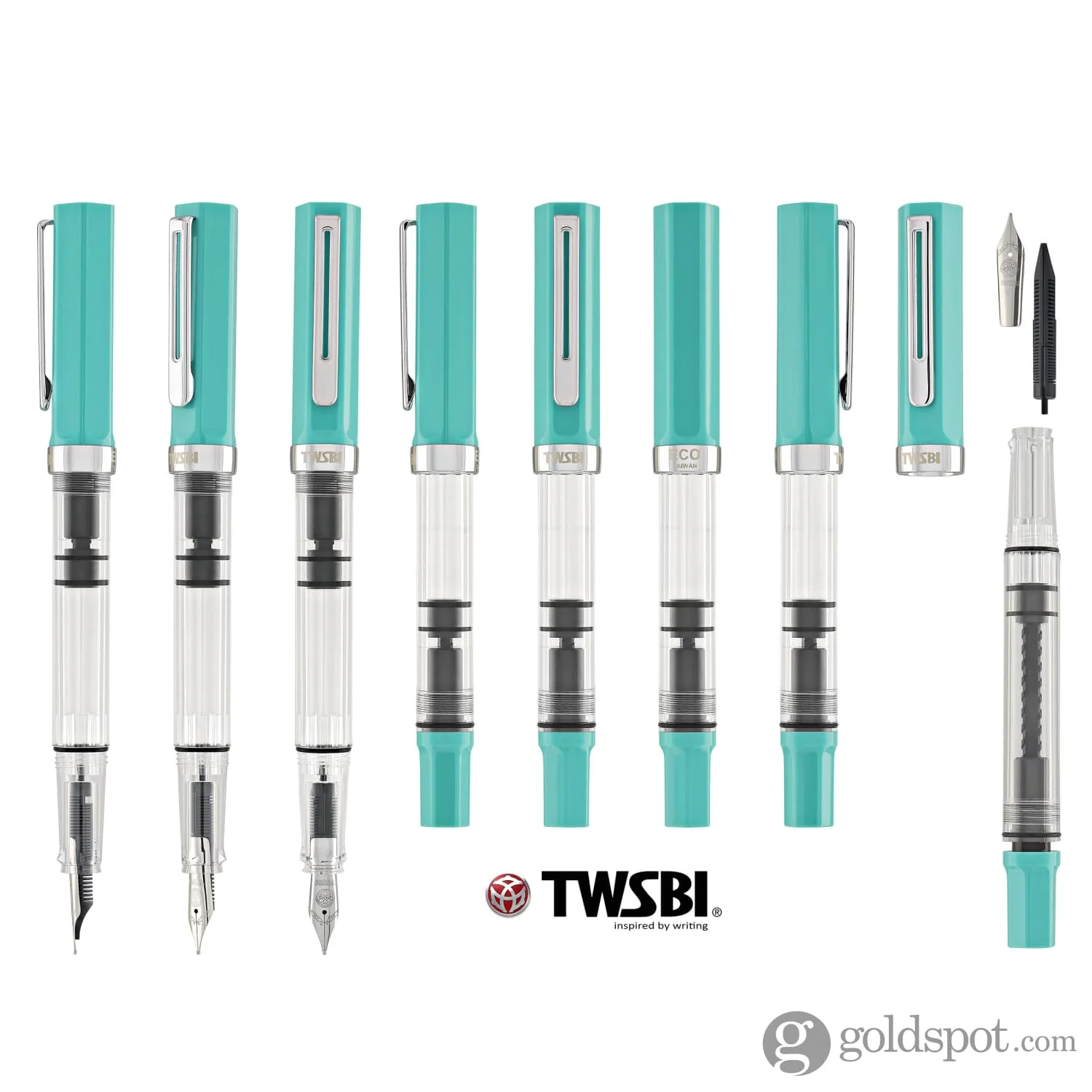 TWSBI Eco Fountain Pen in Persian Green - Image 8
