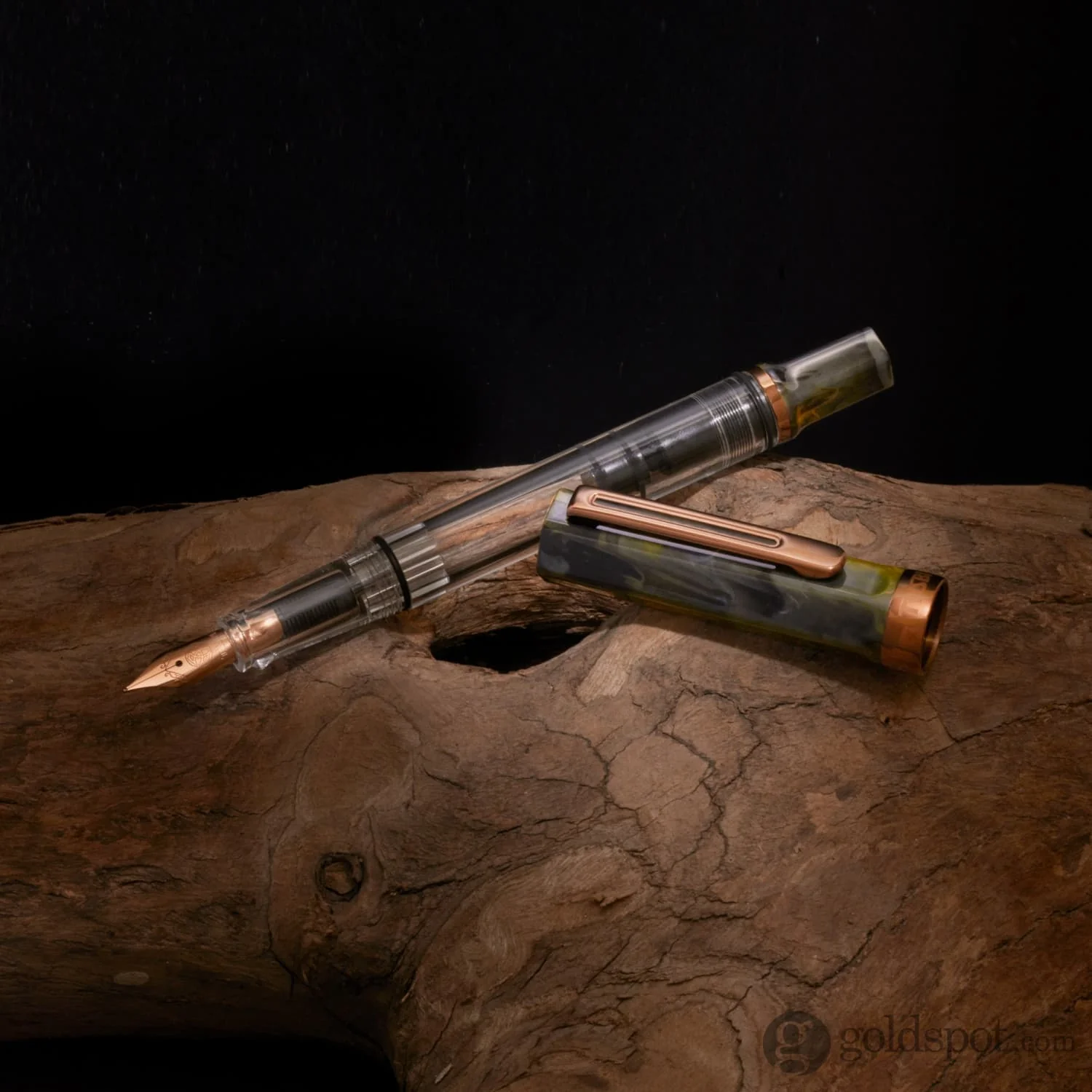 TWSBI Eco Fountain Pen in Serpentine with Bronze Trim - Image 4