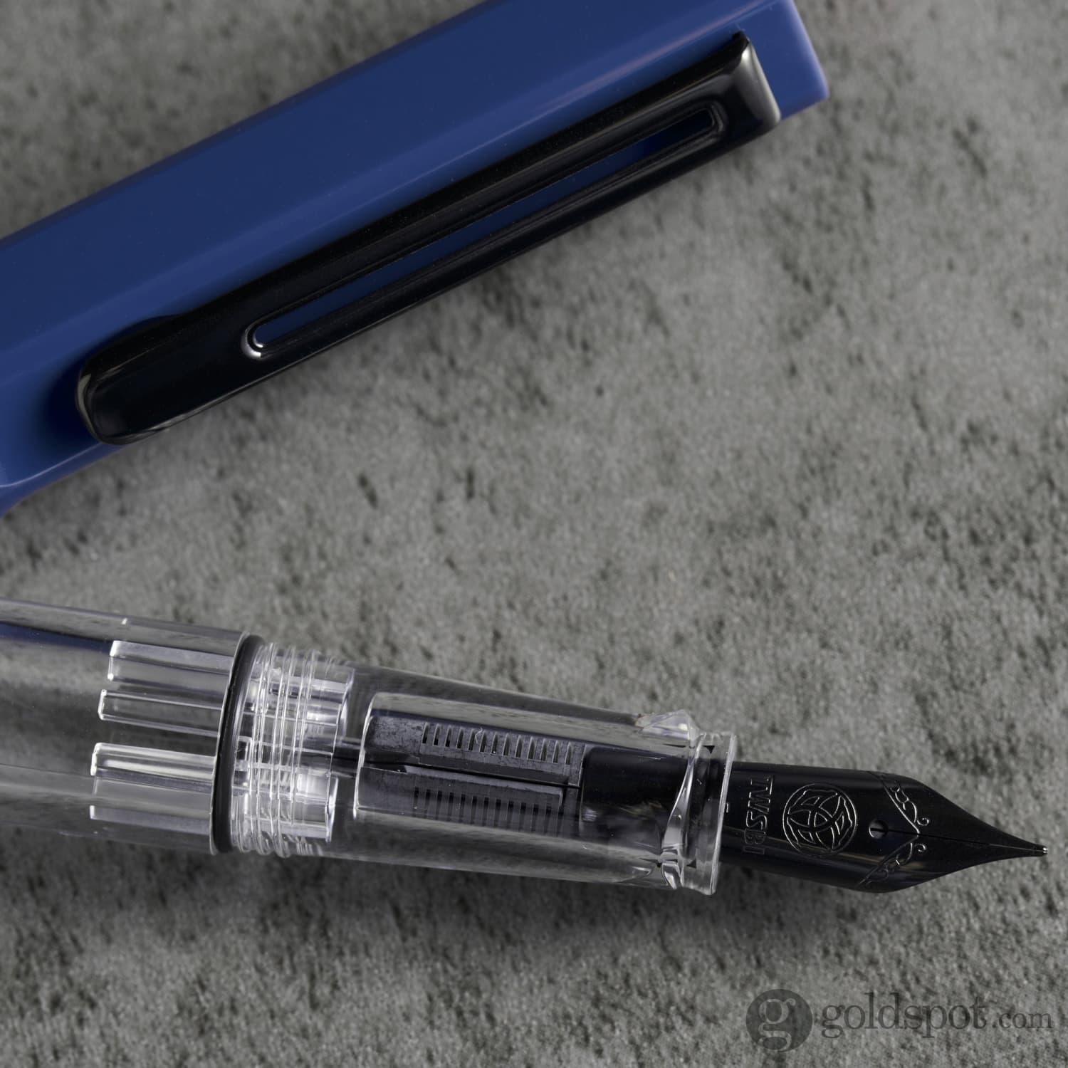 TWSBI Eco Fountain Pen in Slate Blue with Onyx Trim - Image 12