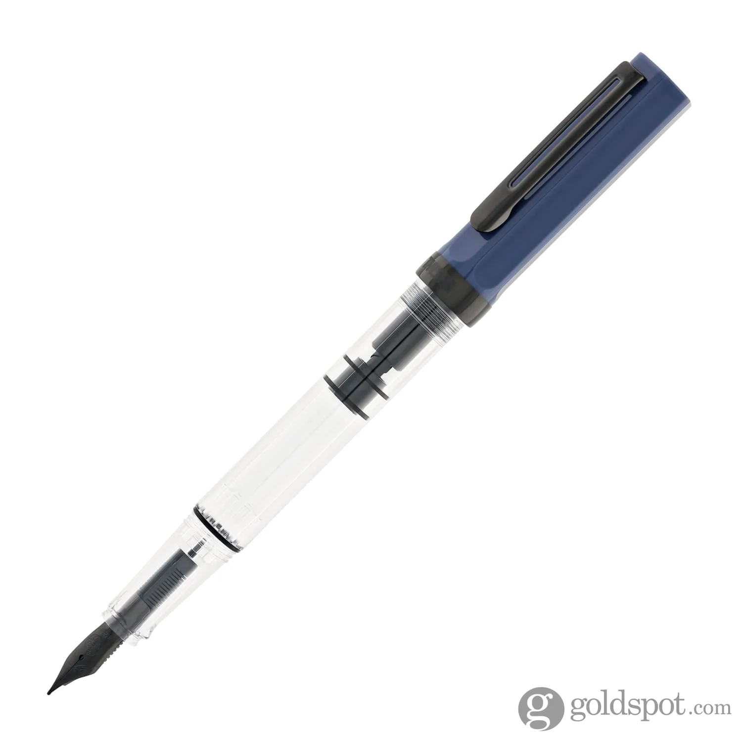 TWSBI Eco Fountain Pen in Slate Blue with Onyx Trim - Image 5