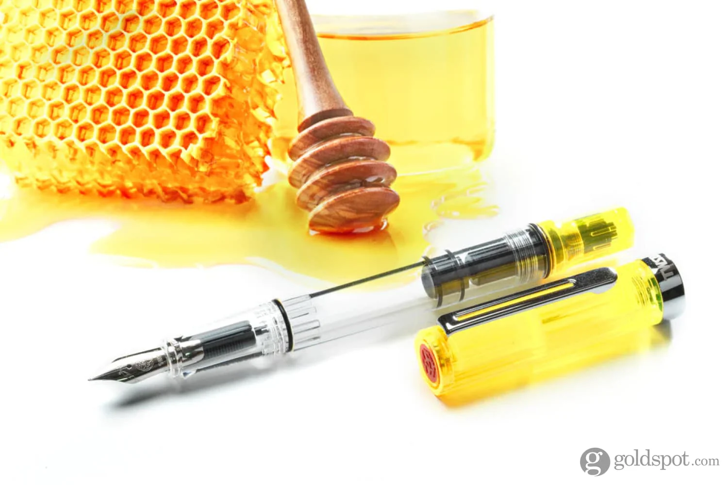 TWSBI Eco Fountain Pen in Transparent Yellow - Image 10
