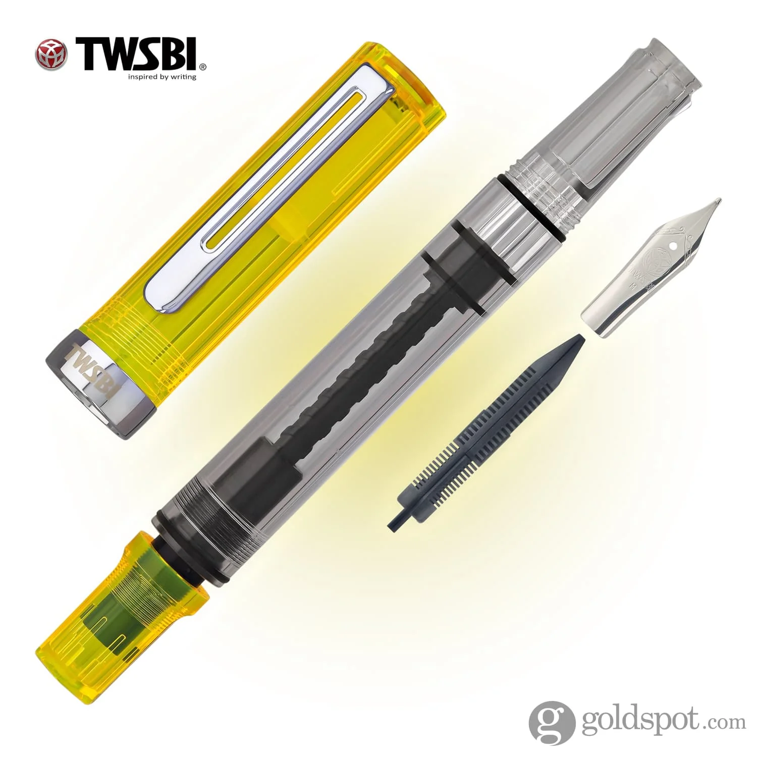 TWSBI Eco Fountain Pen in Transparent Yellow - Image 7