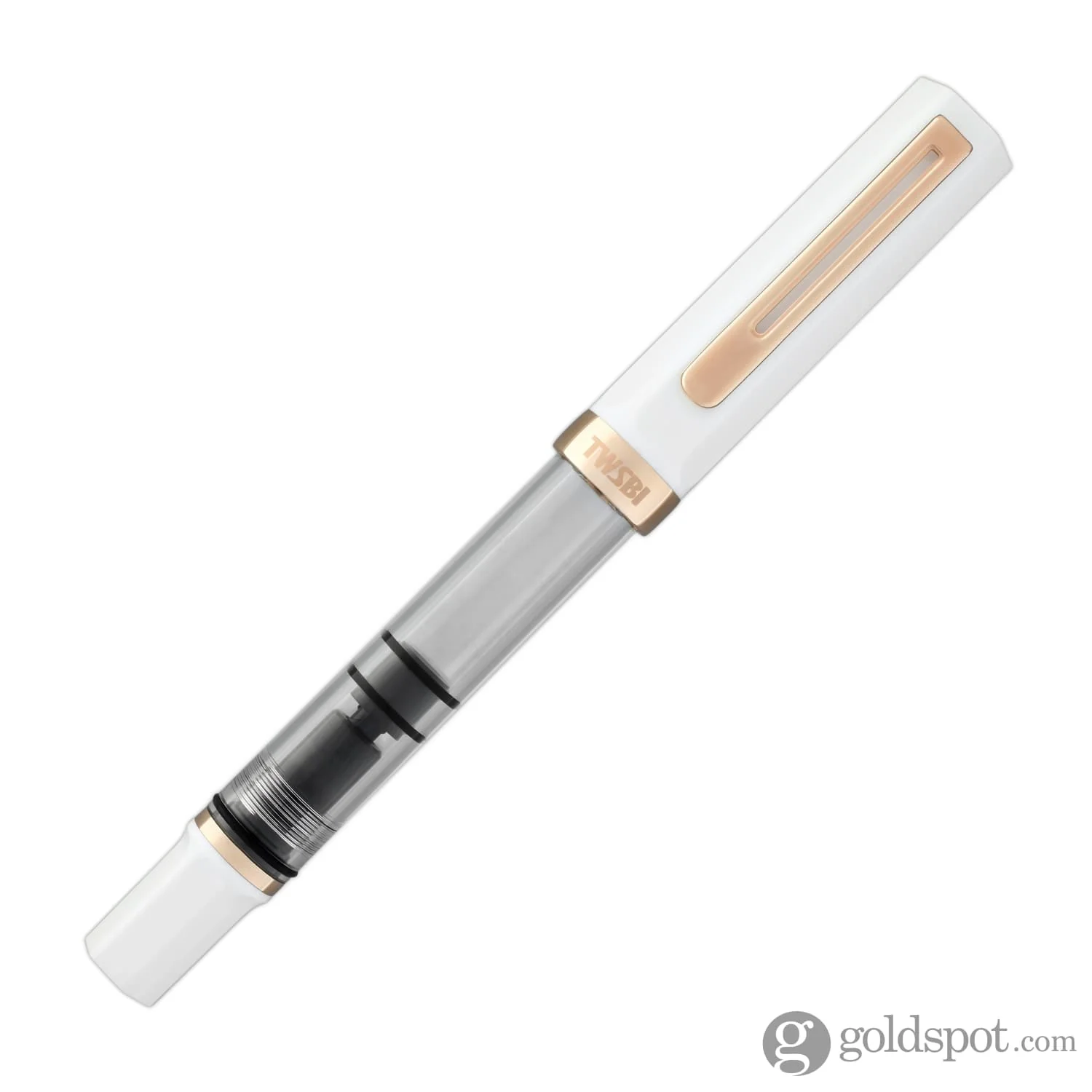 TWSBI Eco Fountain Pen in White Rose Gold - Image 4