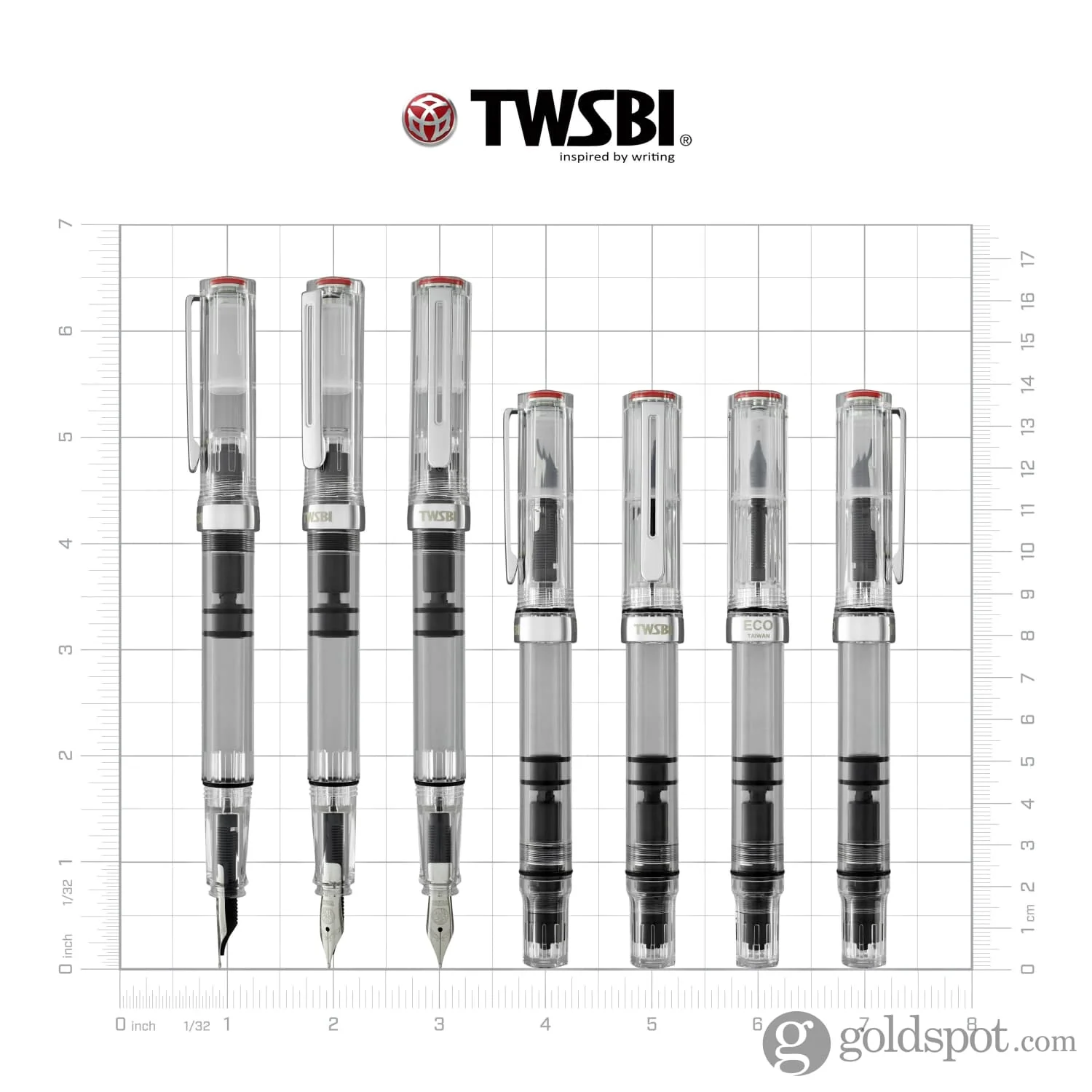 TWSBI Eco-T Fountain Pen in Clear Demonstrator - Image 8