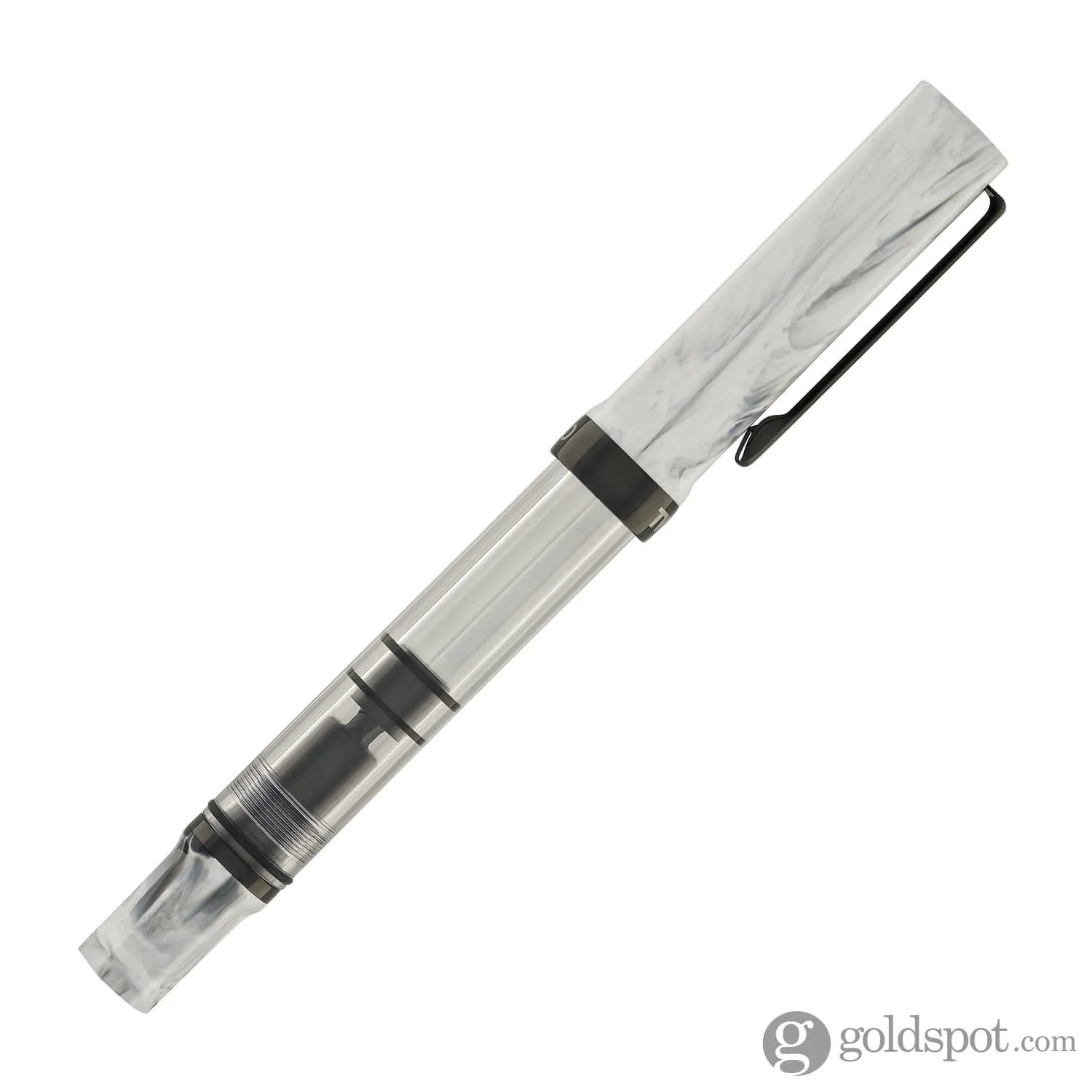 Twsbi ECO Fountain Pen in Carrara with Onyx - Image 8