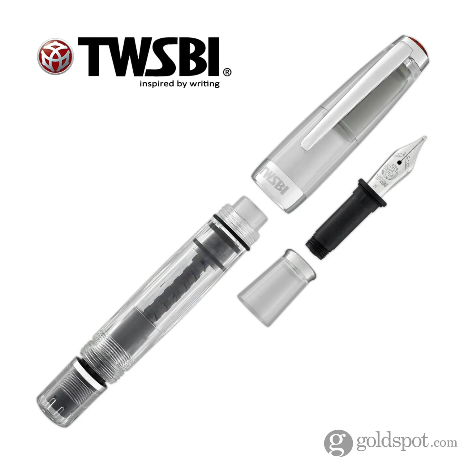TWSBI Mini Fountain Pen in Clear Demonstrator - Image 8