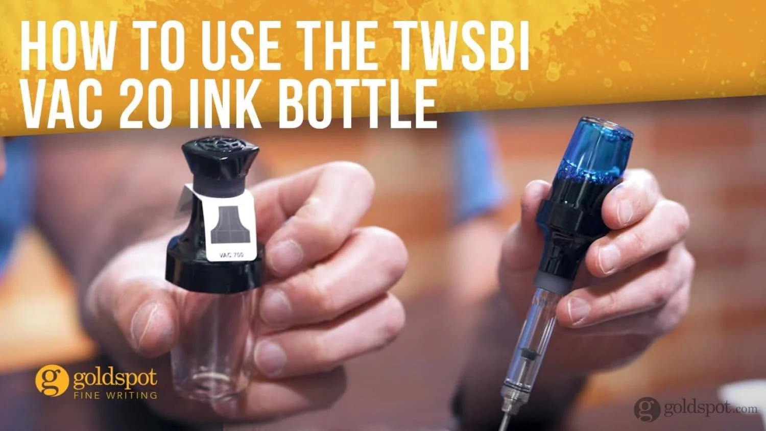 TWSBI Vac 20A Ink Bottle - Blue - Image 5