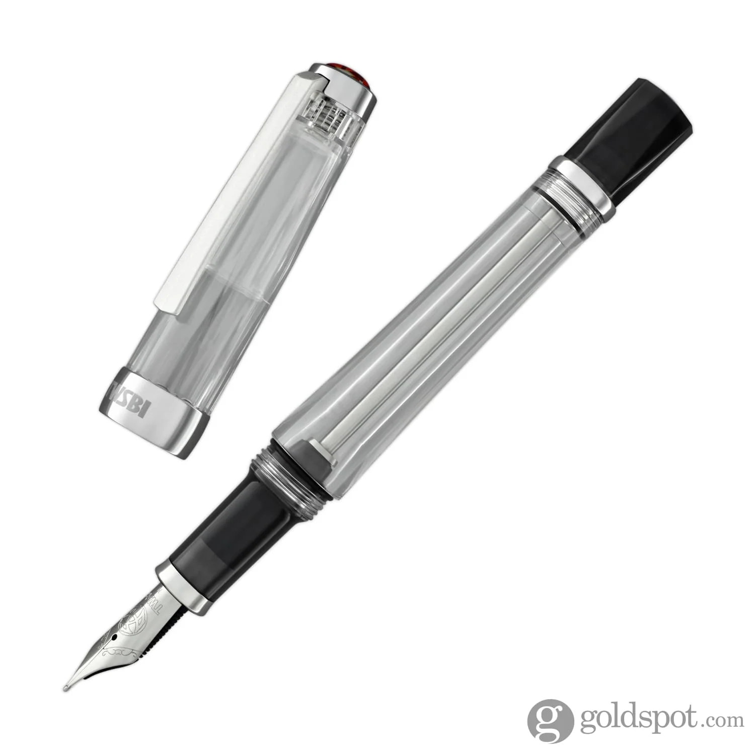 TWSBI Vac700R Fountain Pen in Clear Demonstrator - Image 2