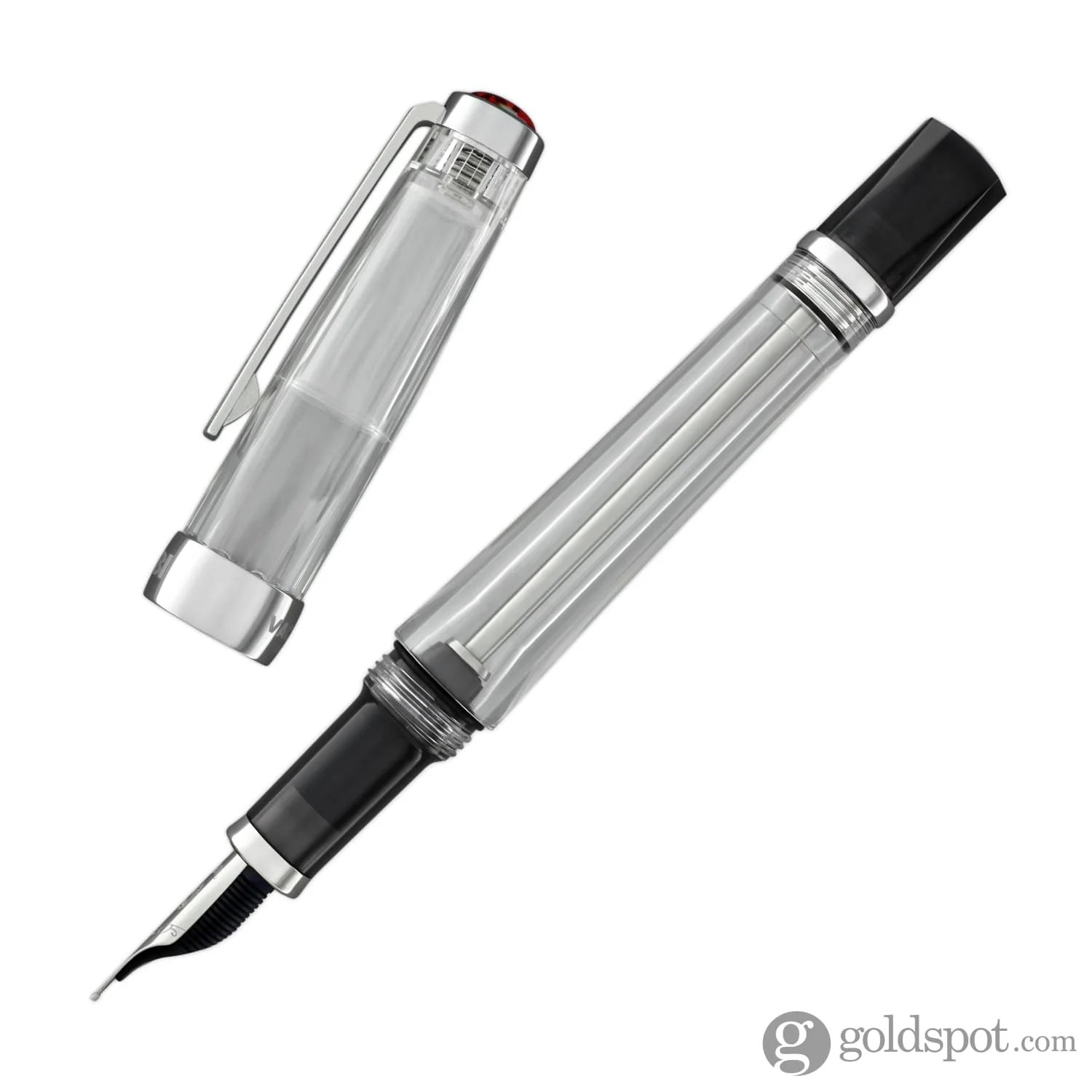 TWSBI Vac700R Fountain Pen in Clear Demonstrator - Image 3