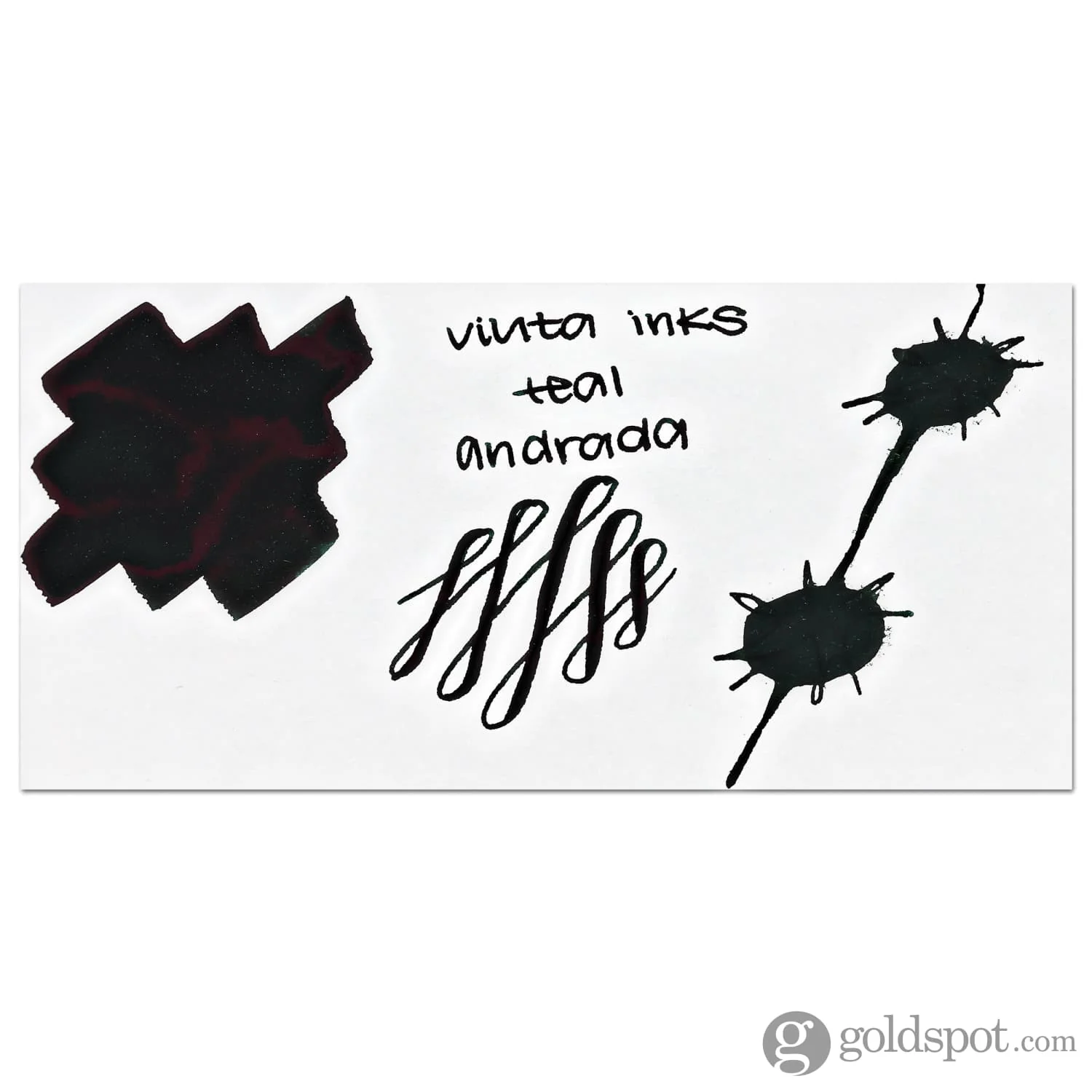 Vinta Inks 1.0 Bottled Ink in Teal [Andrada 1898] - 30mL - Image 2