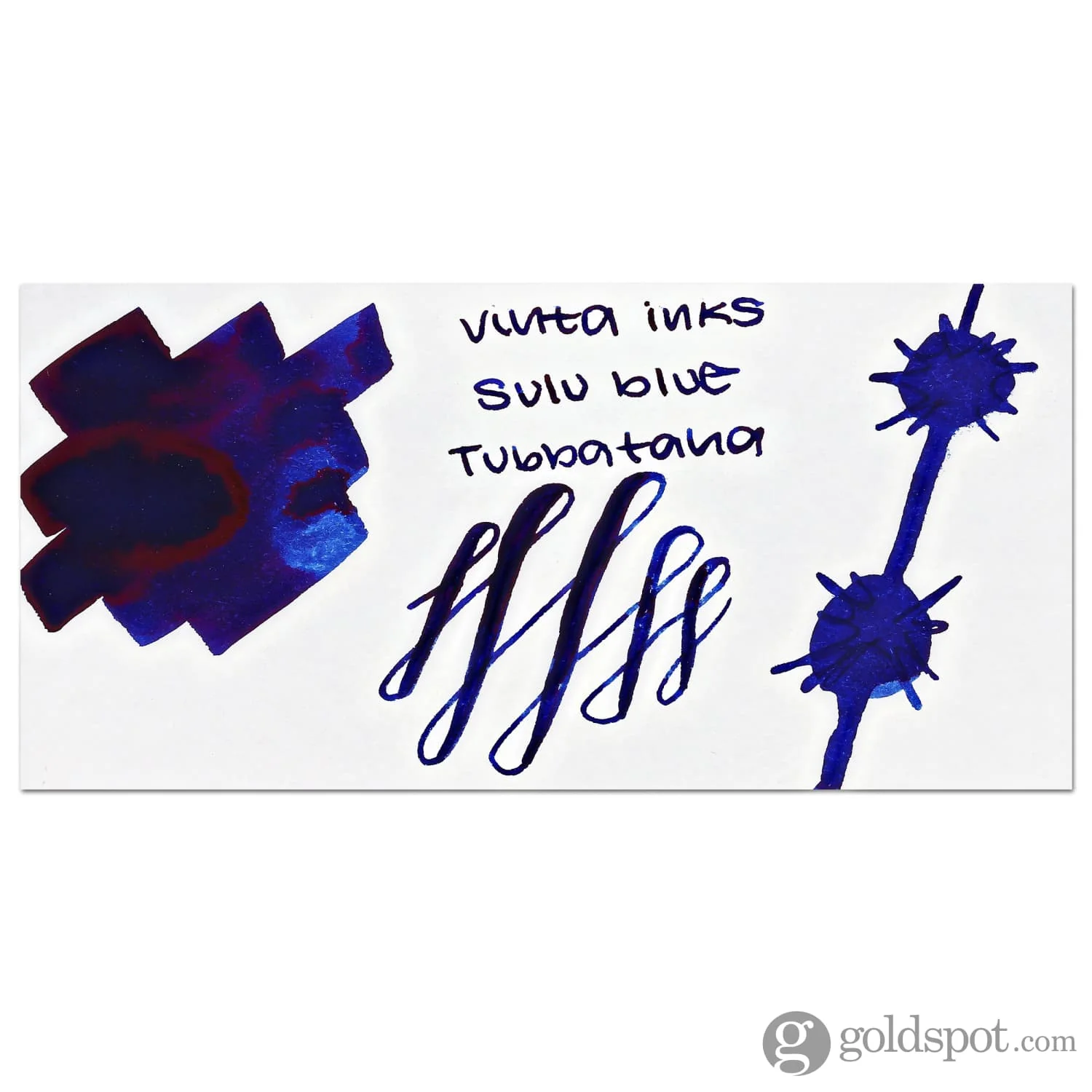 Vinta Inks 3.0 Bottled Ink in Sulu Blue [Tubbataha 1993] - 30mL - Image 2