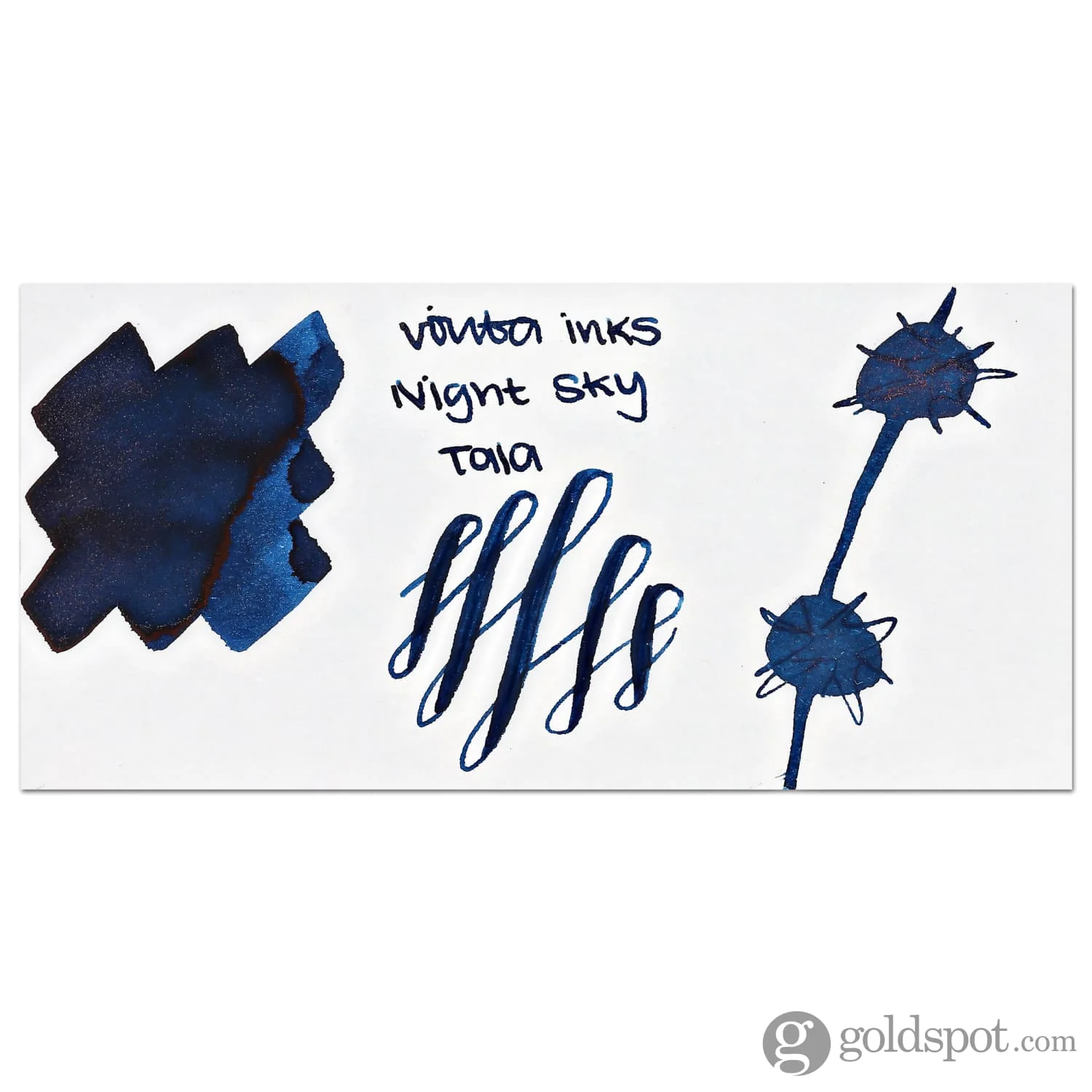 Vinta Inks 3.0 Shimmer Bottled Ink in Night Sky [Tala 1980] - 30mL - Image 2