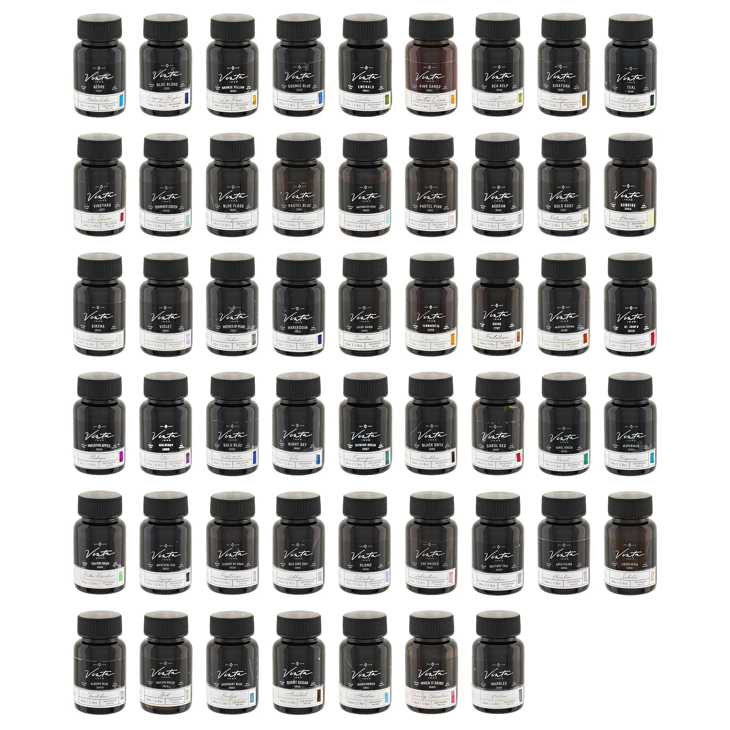 Vinta Inks 3.0 Shimmer Bottled Ink in Night Sky [Tala 1980] - 30mL - Image 4