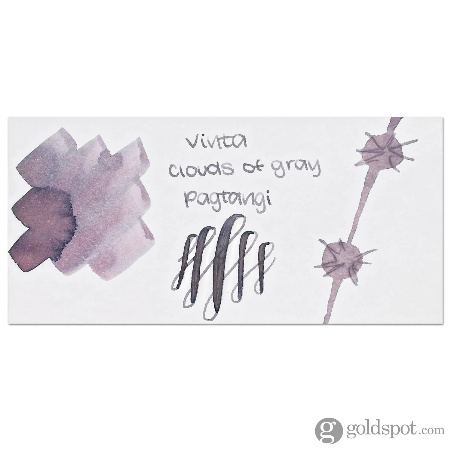 Vinta Inks Fairytale Bottled Ink in Clouds of Gray [Pagtangi 1958] - 30mL - Image 2