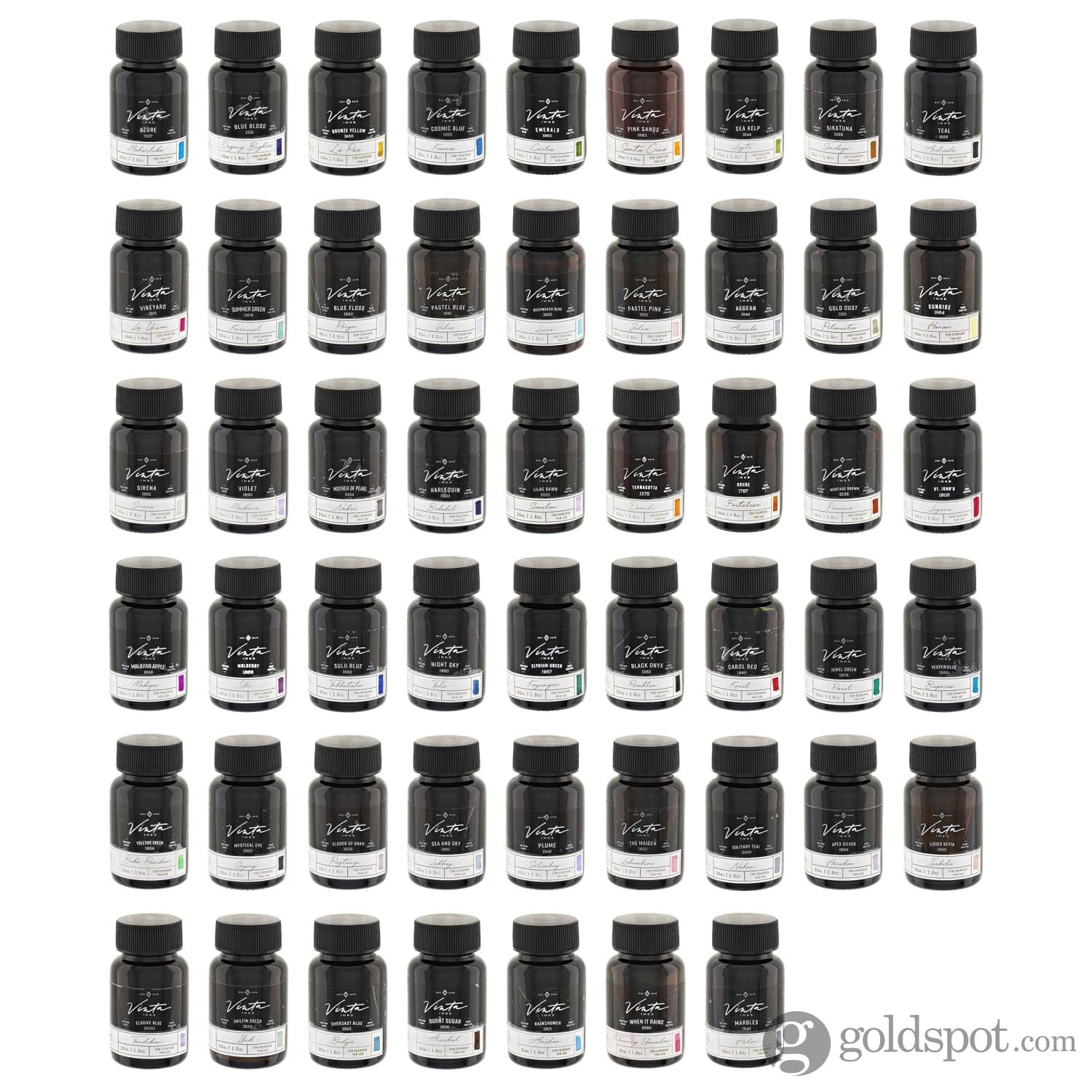 Vinta Inks Hello Rain Bottled Ink in Burnt Sugar [Arnibal 1856] - 30mL - Image 4
