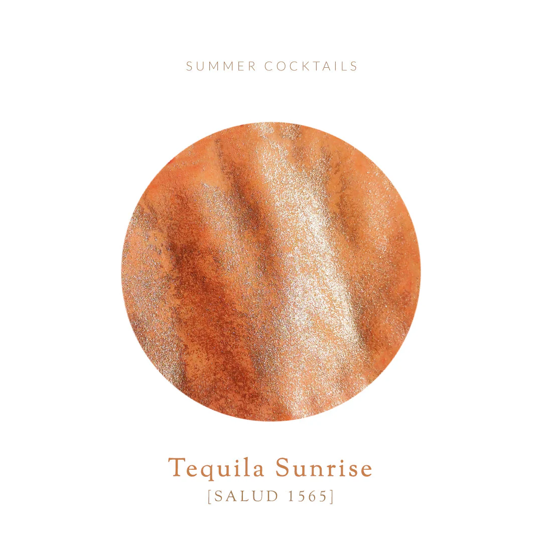 Vinta Inks Manila Pen Show 2025 Bottled Ink in Tequila Sunrise [Salud 1565] - 30mL - Image 2