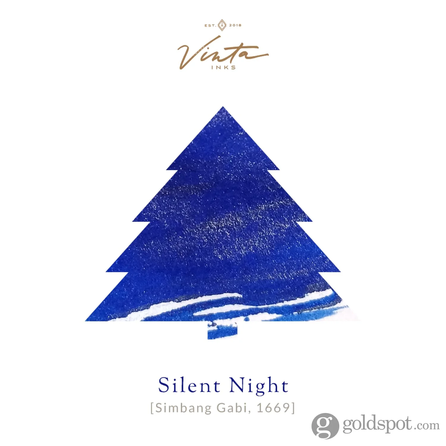 Vinta Inks Seasonal Bottled Ink in Silent Night [Simbang Gabi 1669] - 30mL - Image 3