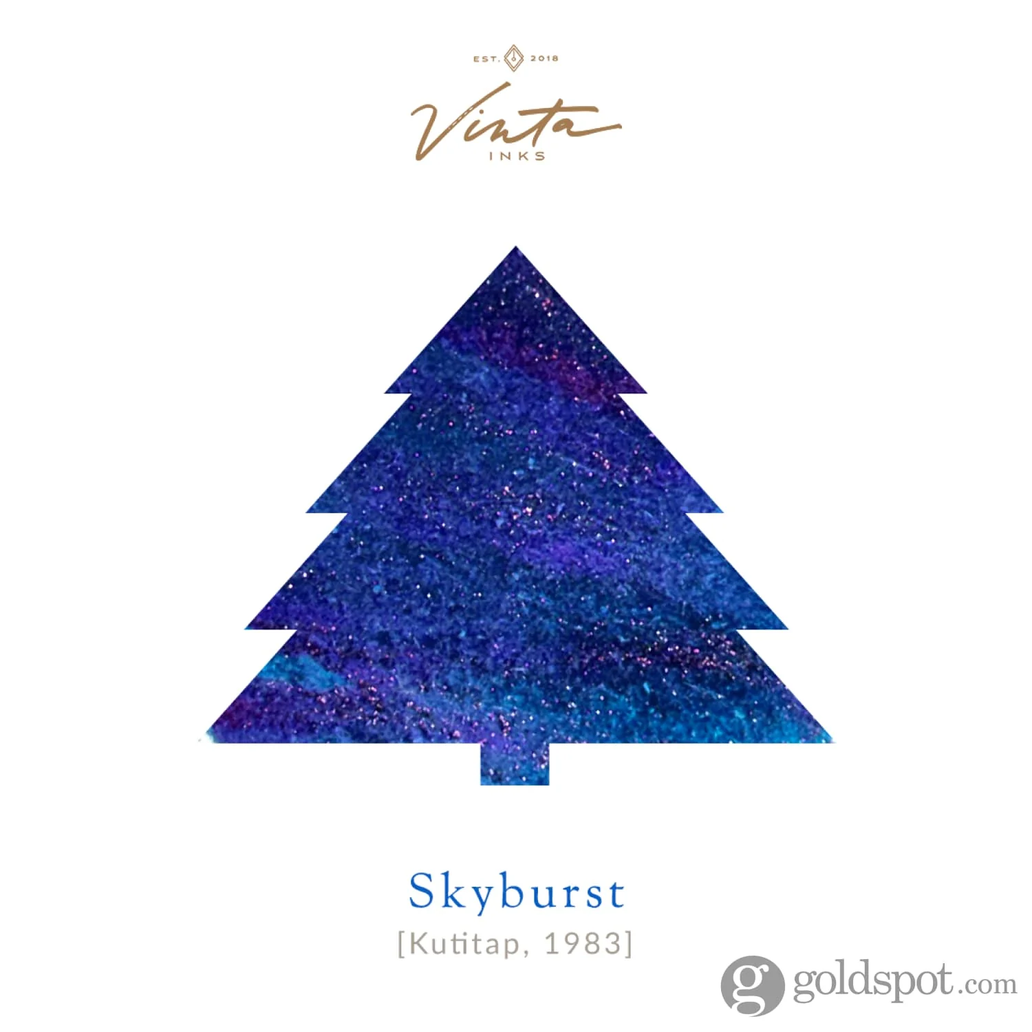 Vinta Inks Seasonal Bottled Ink in Skyburst [Kutitap 1983] - 30mL - Image 3