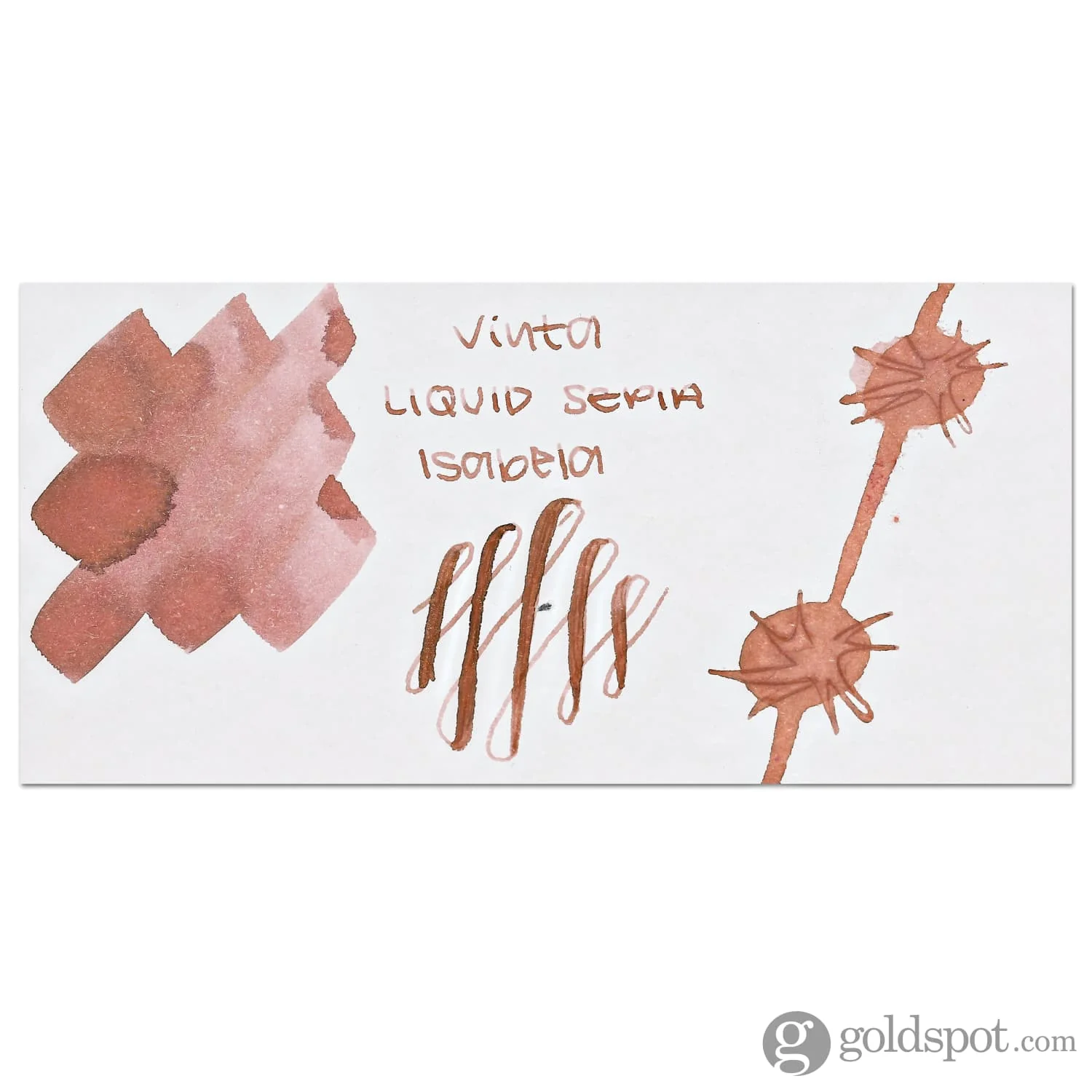 Vinta Inks The Awareness Project Bottled Ink in Liquid Sepia [Isabela 1999] - 30mL - Image 2