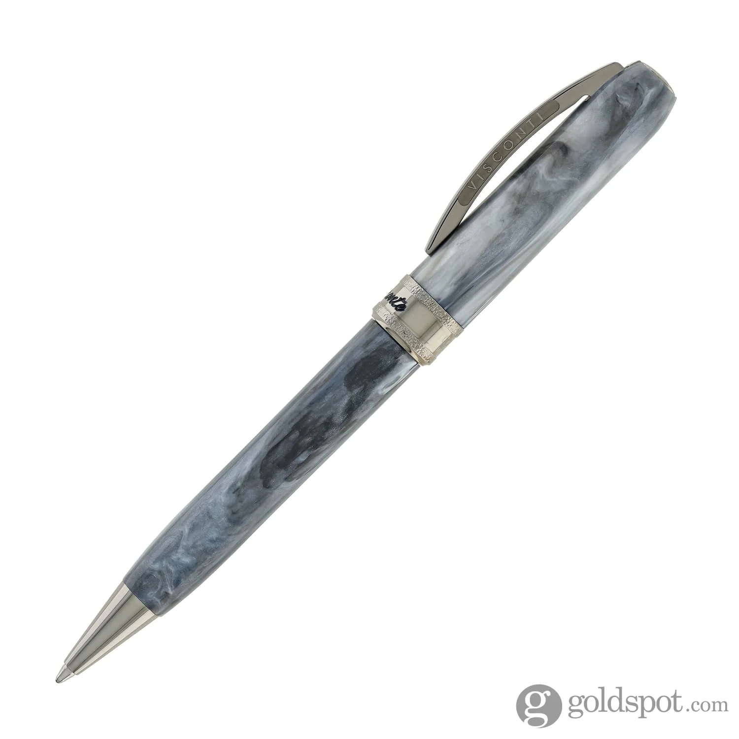 Visconti Comedia Ballpoint Pen in Caronte with Ruthenium Trim - Image 5