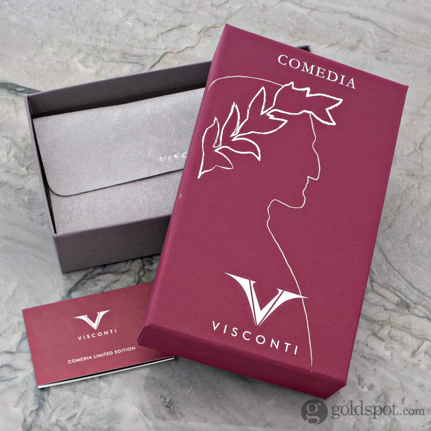 Visconti Comedia Fountain Pen in Caronte with Ruthenium Trim - Image 10