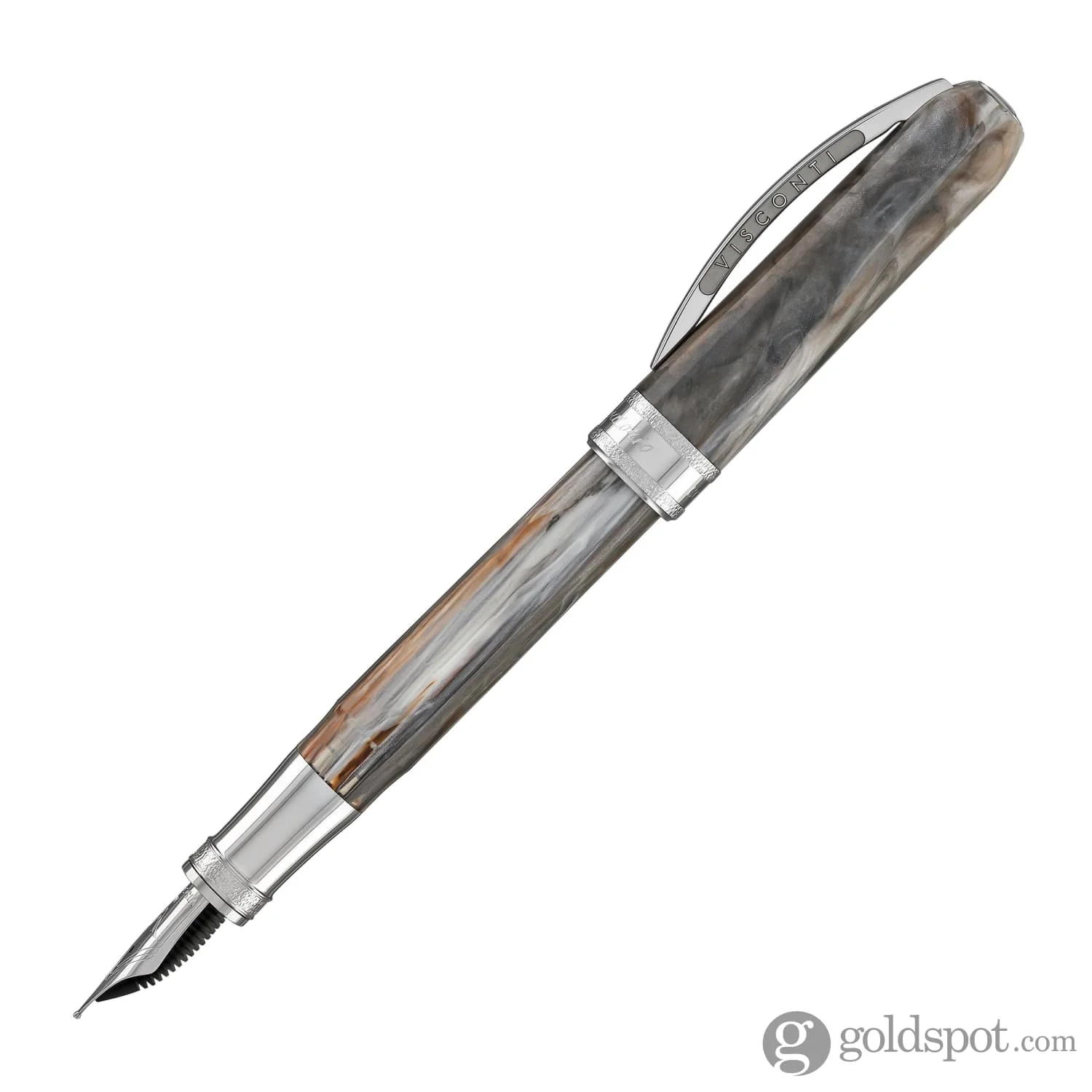 Visconti Comedia Fountain Pen in Purgatorio with Palladium Trim - Image 3