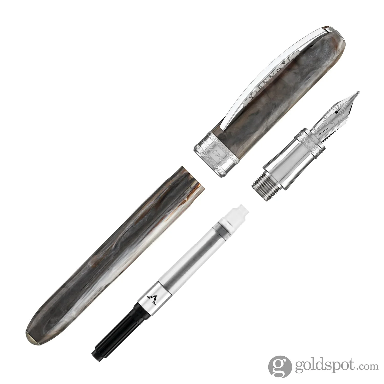 Visconti Comedia Fountain Pen in Purgatorio with Palladium Trim - Image 7