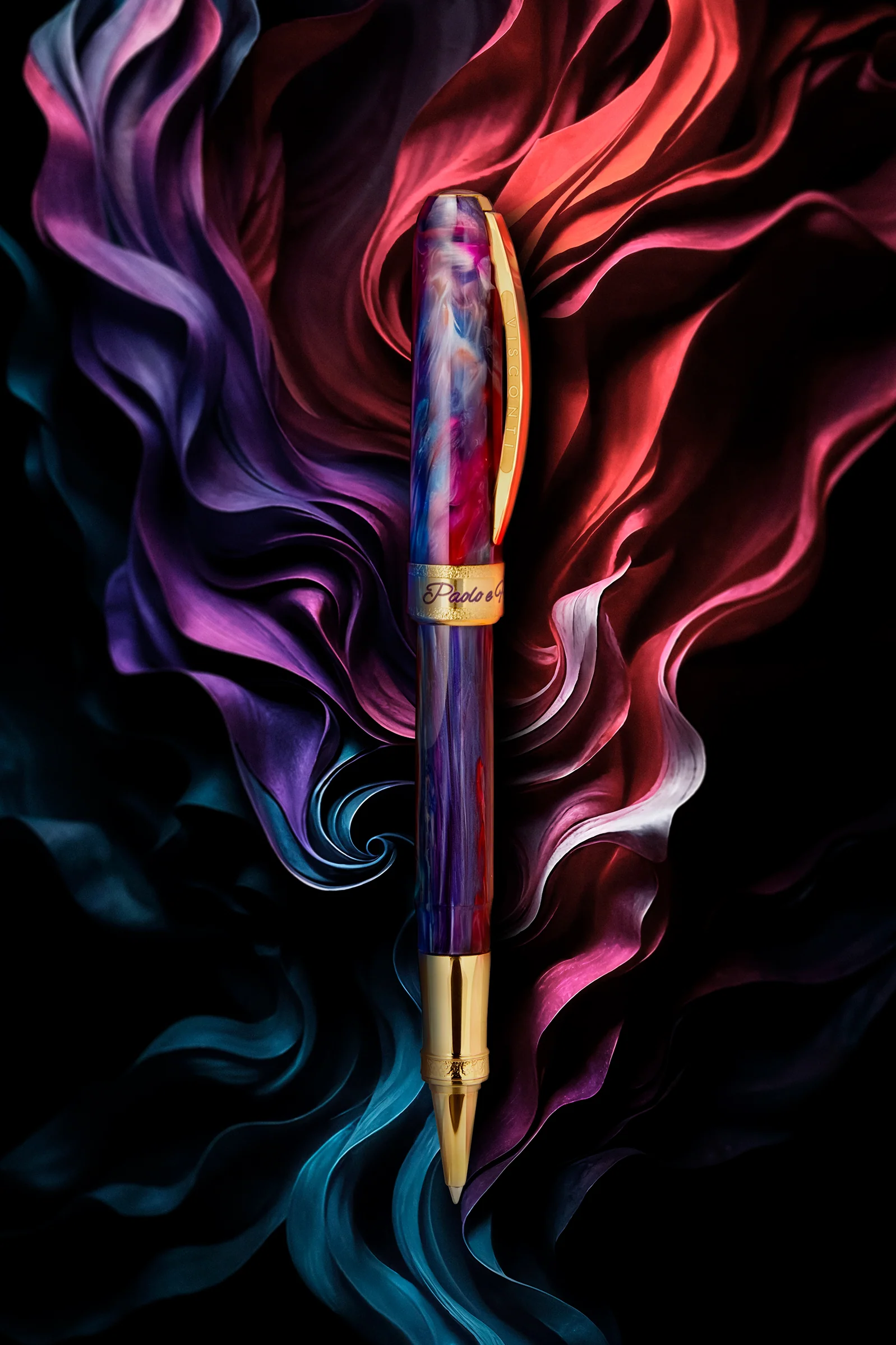 Visconti Comedia Rollerball Pen in Paolo & Francesca - Image 11