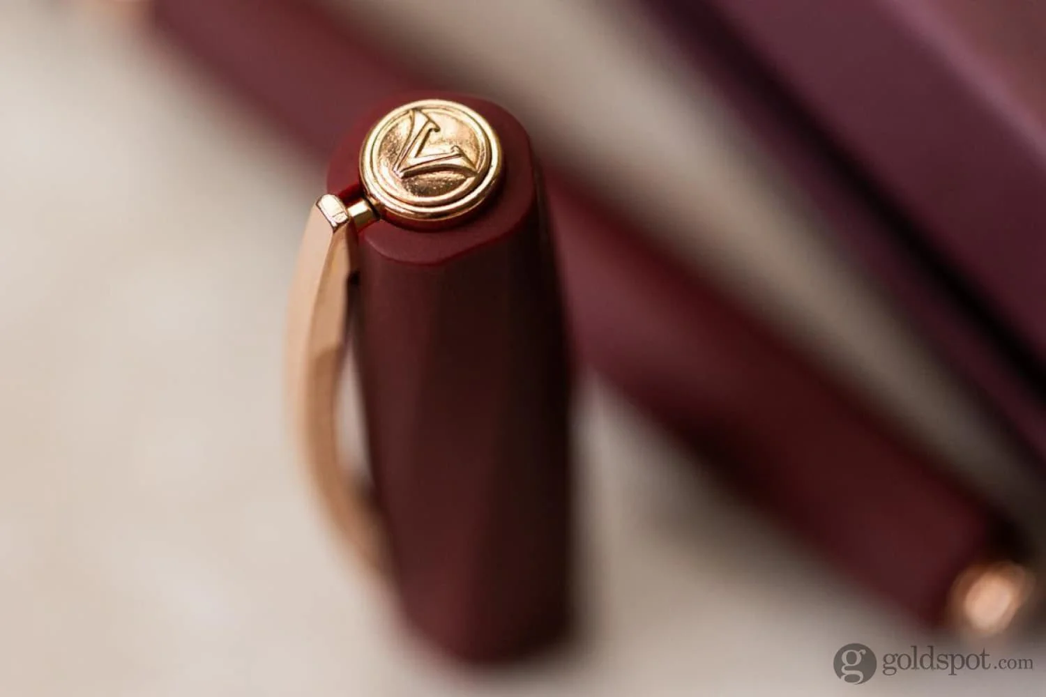 Visconti Divinia Fountain Pen in Matte Bordeaux - Image 11