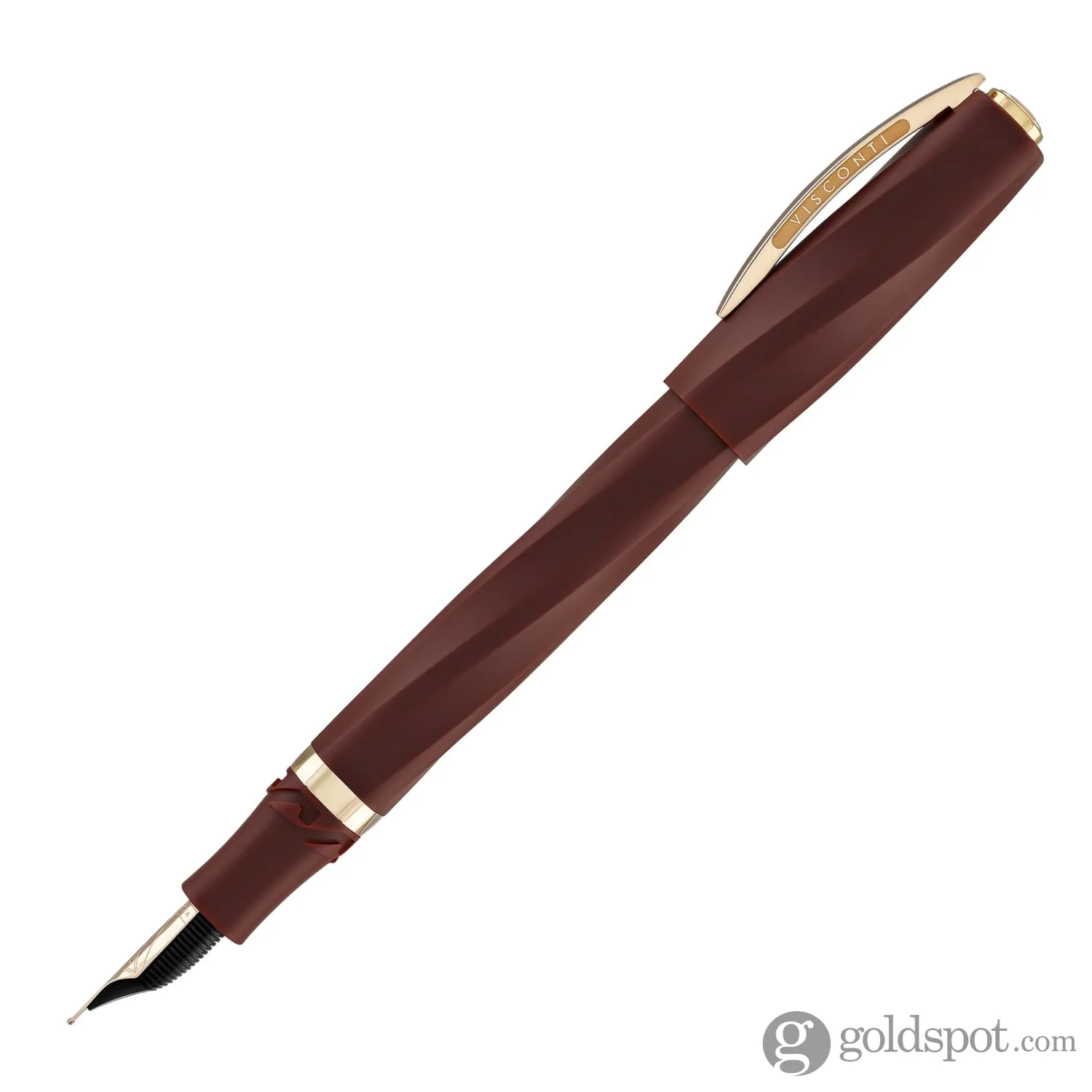 Visconti Divinia Fountain Pen in Matte Bordeaux - Image 3